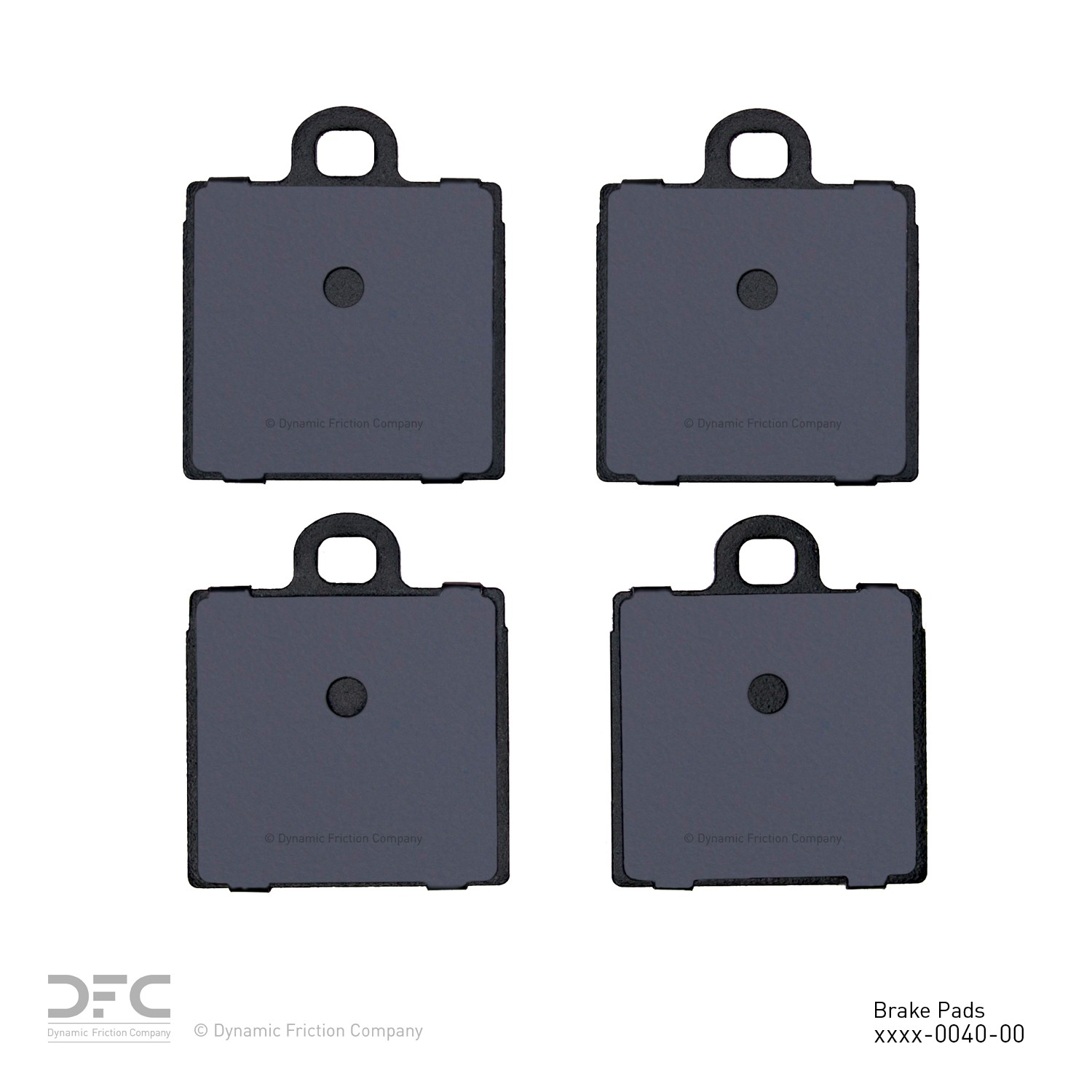 DYN 1551-0040-00 DFC 5000 Advanced Brake Pads - Semi Metallic