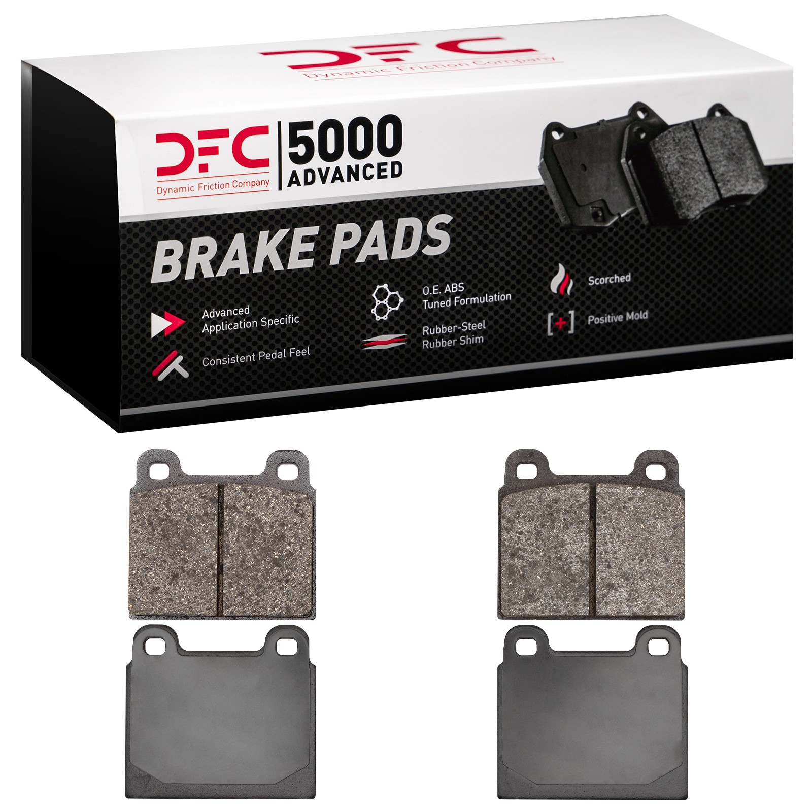 DYN 1551-0045-00 DFC 5000 Advanced Brake Pads - Low Metallic - Image 2