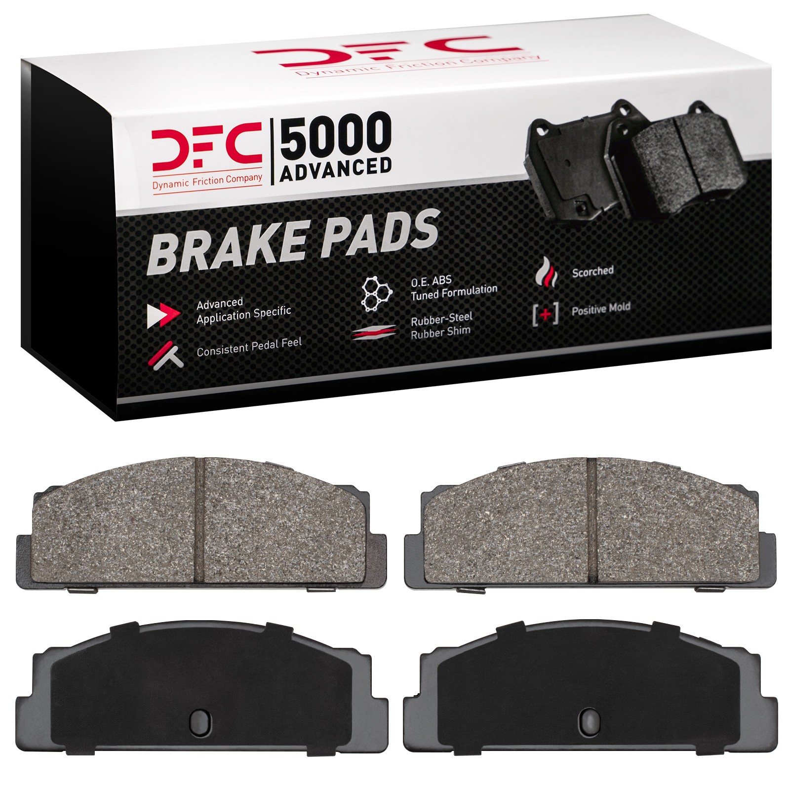 DYN 1551-0071-00 DFC 5000 Advanced Brake Pads - Semi Metallic - Image 2