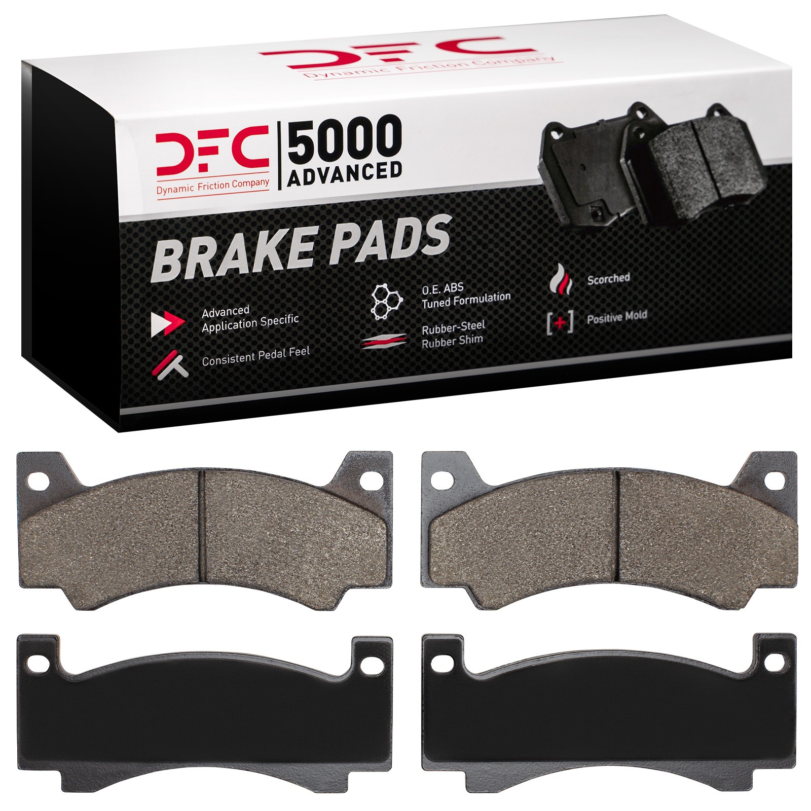 DYN 1551-0085-00 DFC 5000 Advanced Brake Pads - Semi Metallic - Image 2