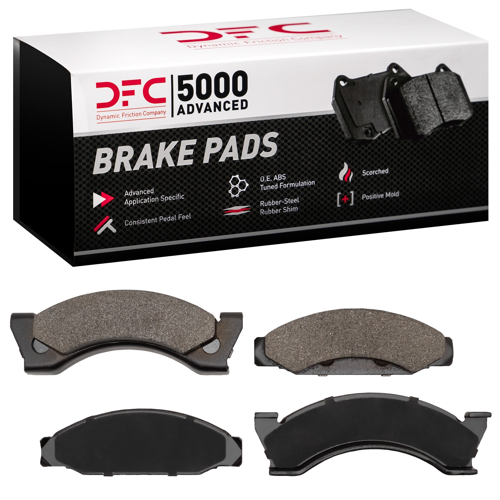 DYN 1551-0090-00 DFC 5000 Advanced Brake Pads - Semi Metallic - Image 2
