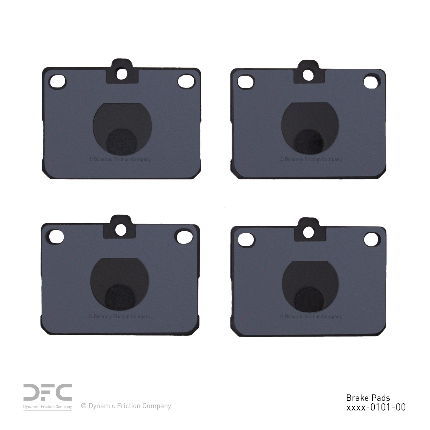 DYN 1551-0101-00 DFC 5000 Advanced Brake Pads - Semi Metallic