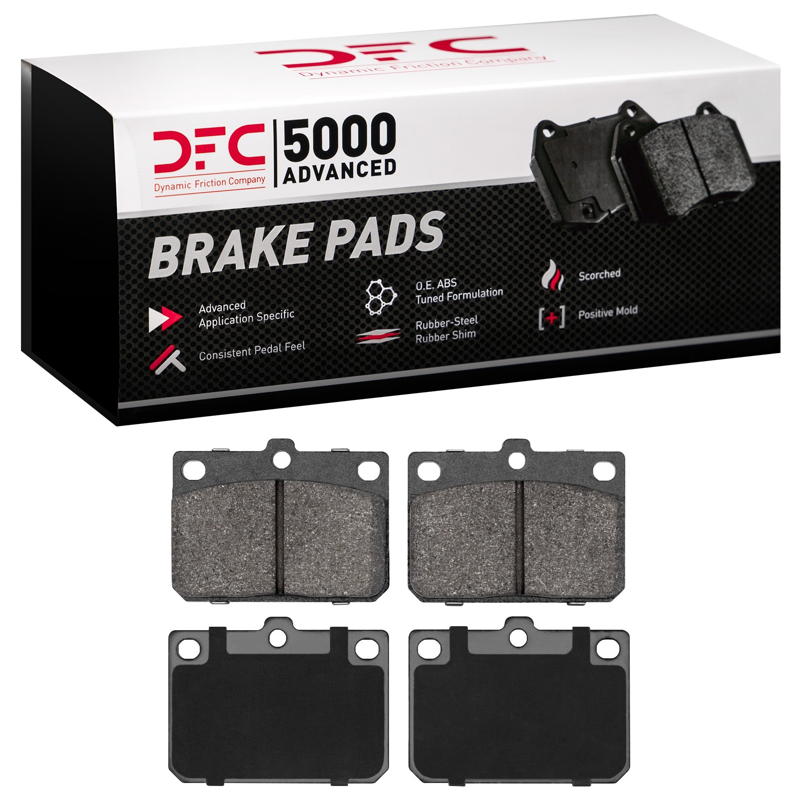DYN 1551-0101-00 DFC 5000 Advanced Brake Pads - Semi Metallic - Image 3