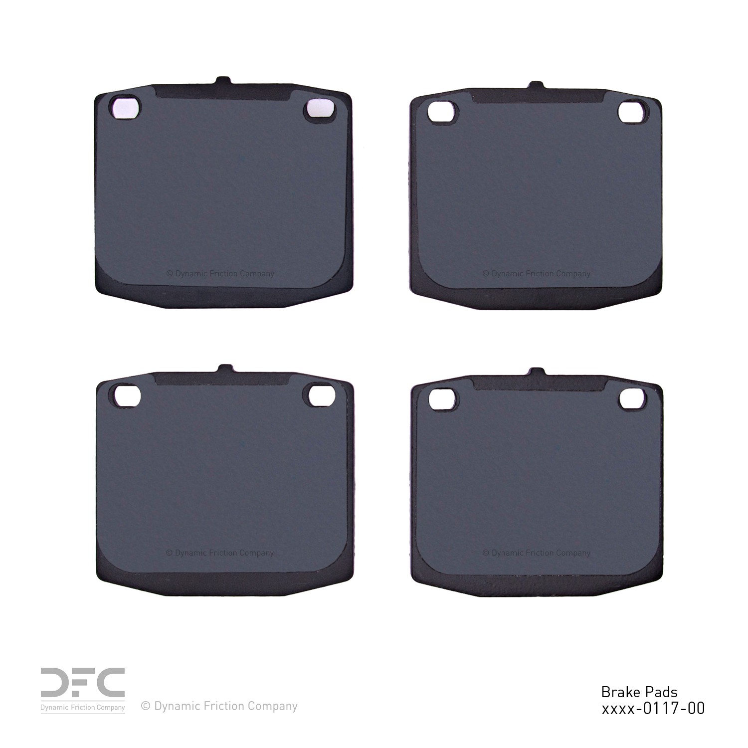 DYN 1551-0117-00 DFC 5000 Advanced Brake Pads - Ceramic