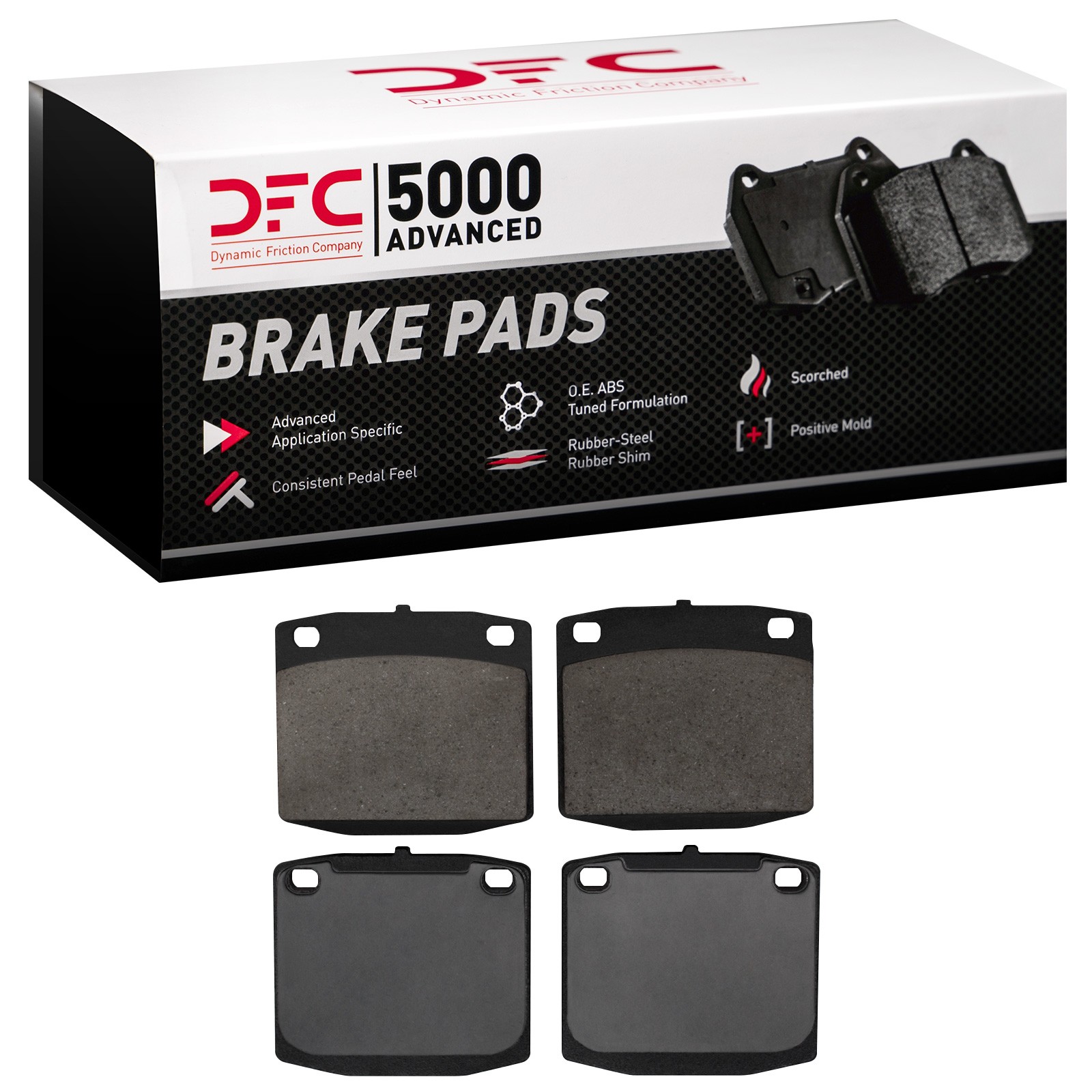 DYN 1551-0117-00 DFC 5000 Advanced Brake Pads - Ceramic - Image 2