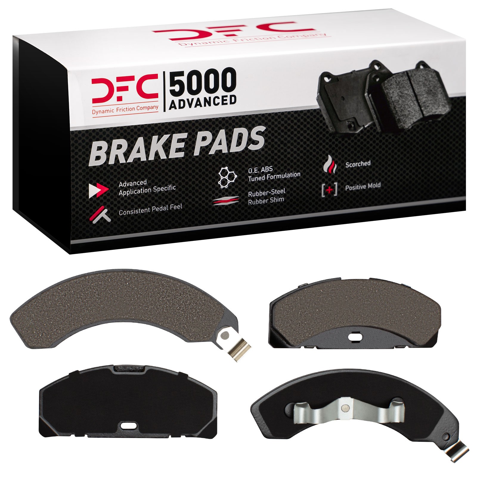 DYN 1551-0151-00 DFC 5000 Advanced Brake Pads - Semi Metallic - Image 2
