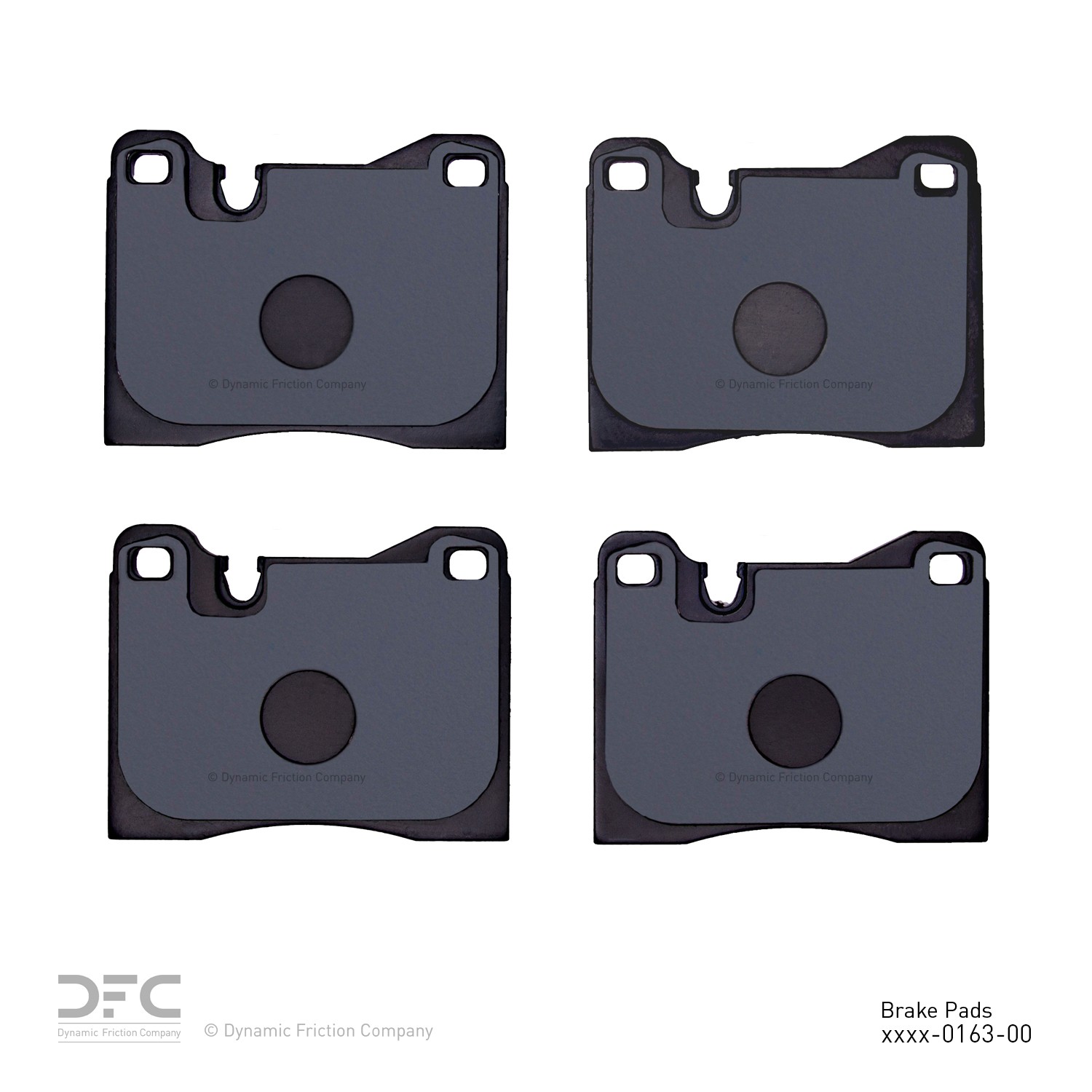 DYN 1551-0163-00 DFC 5000 Advanced Brake Pads - Low Metallic