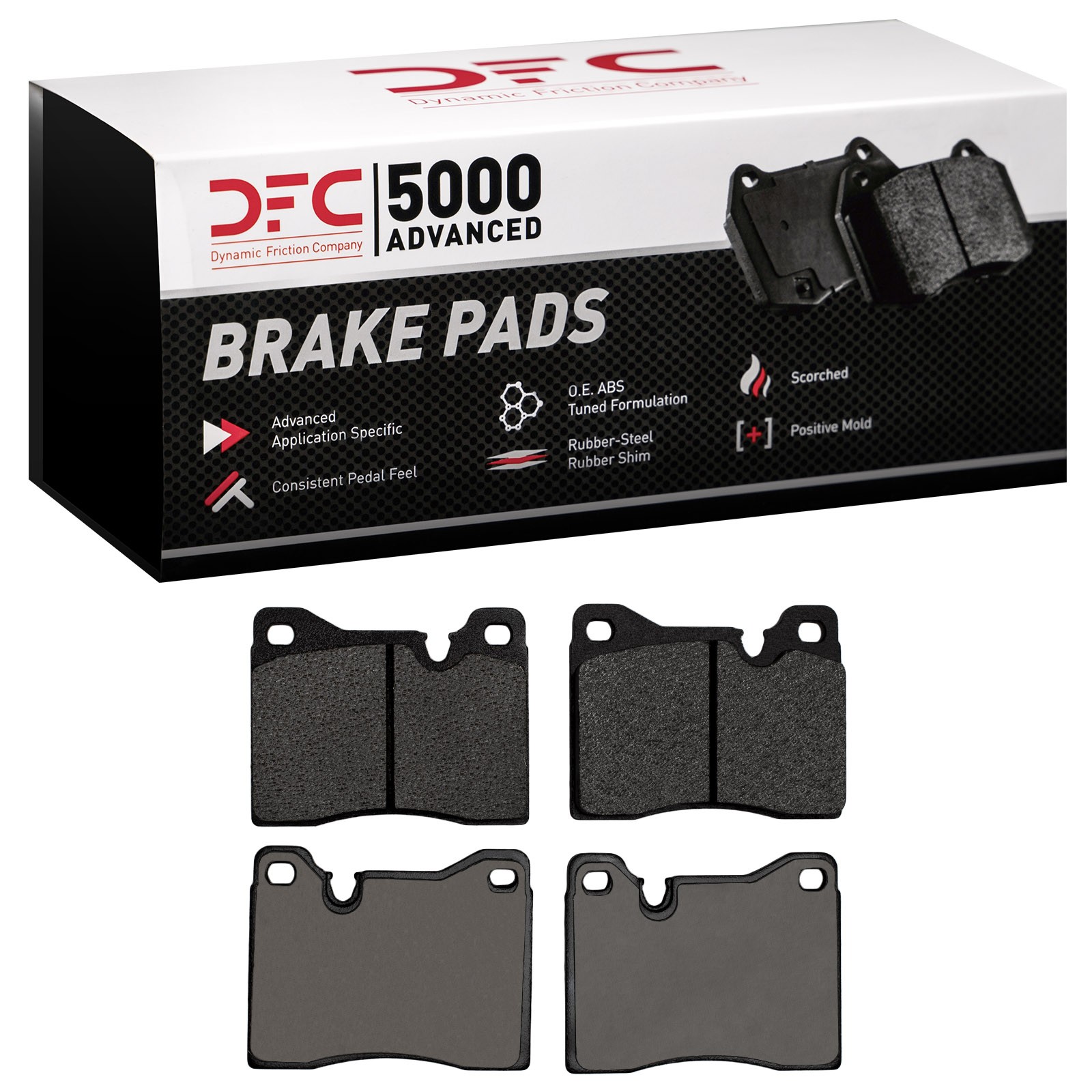 DYN 1551-0163-00 DFC 5000 Advanced Brake Pads - Low Metallic - Image 2