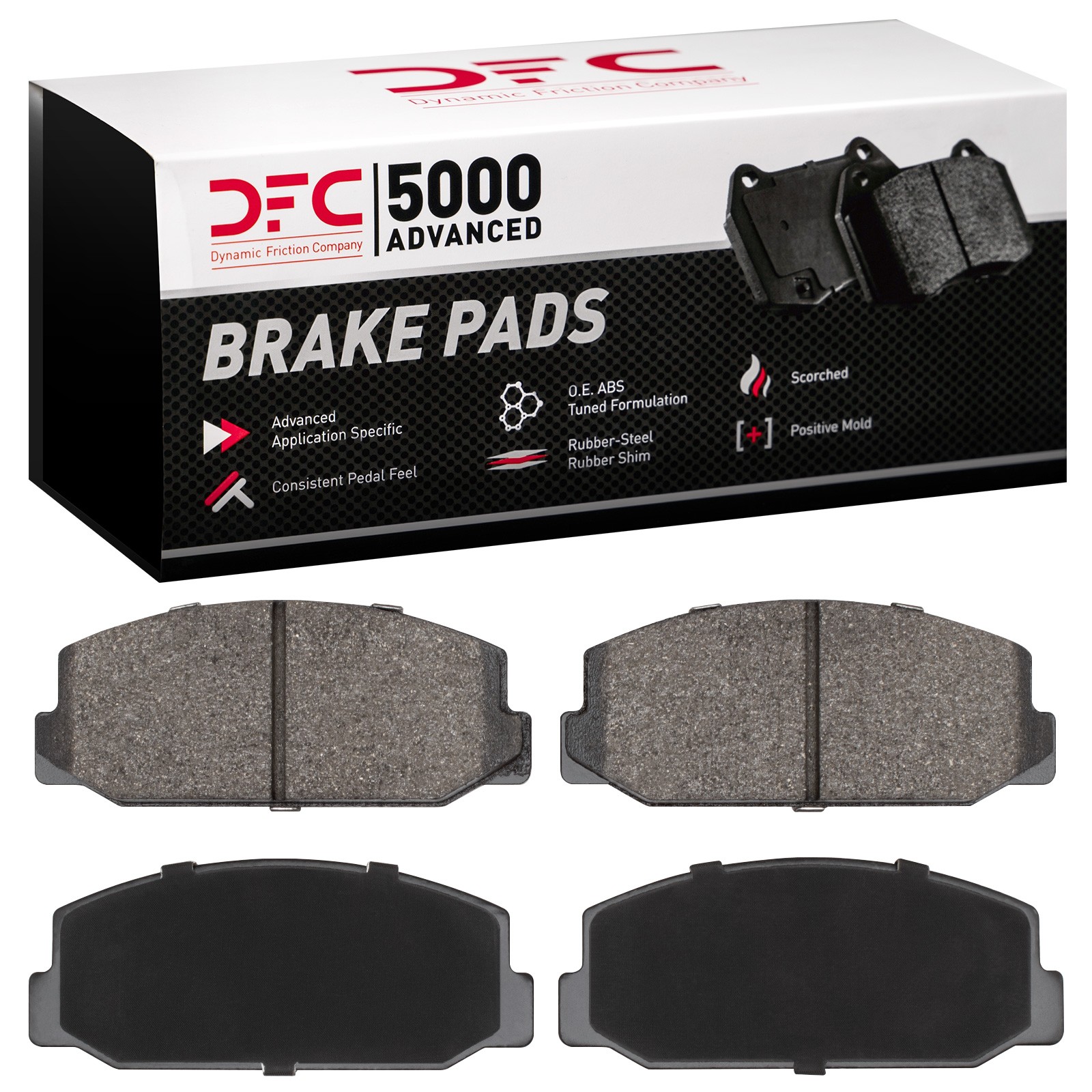 DYN 1551-0178-00 DFC 5000 Advanced Brake Pads - Semi Metallic - Image 2