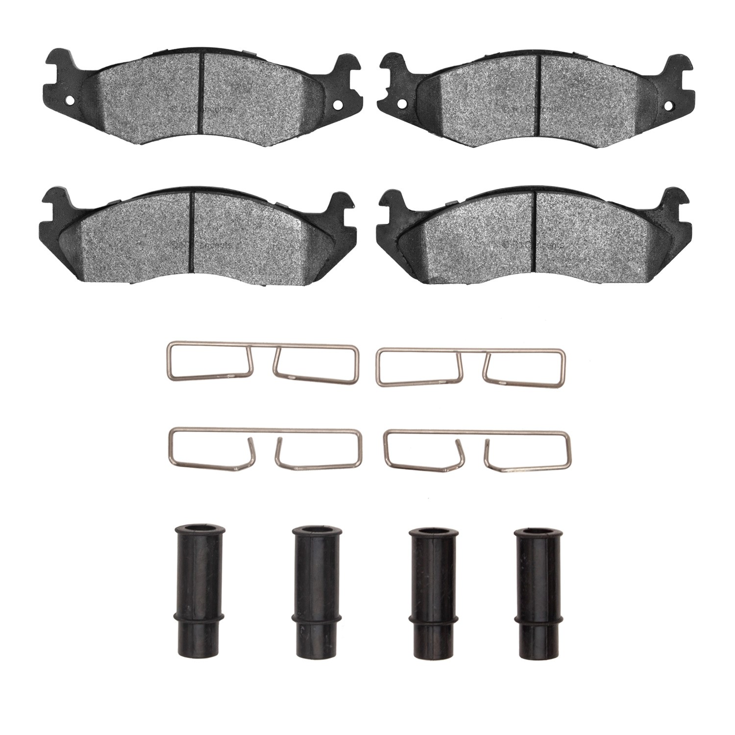 DYN 1551-0203-01 DFC 5000 Advanced Pads - Semi-Metallic and Hardware Kit