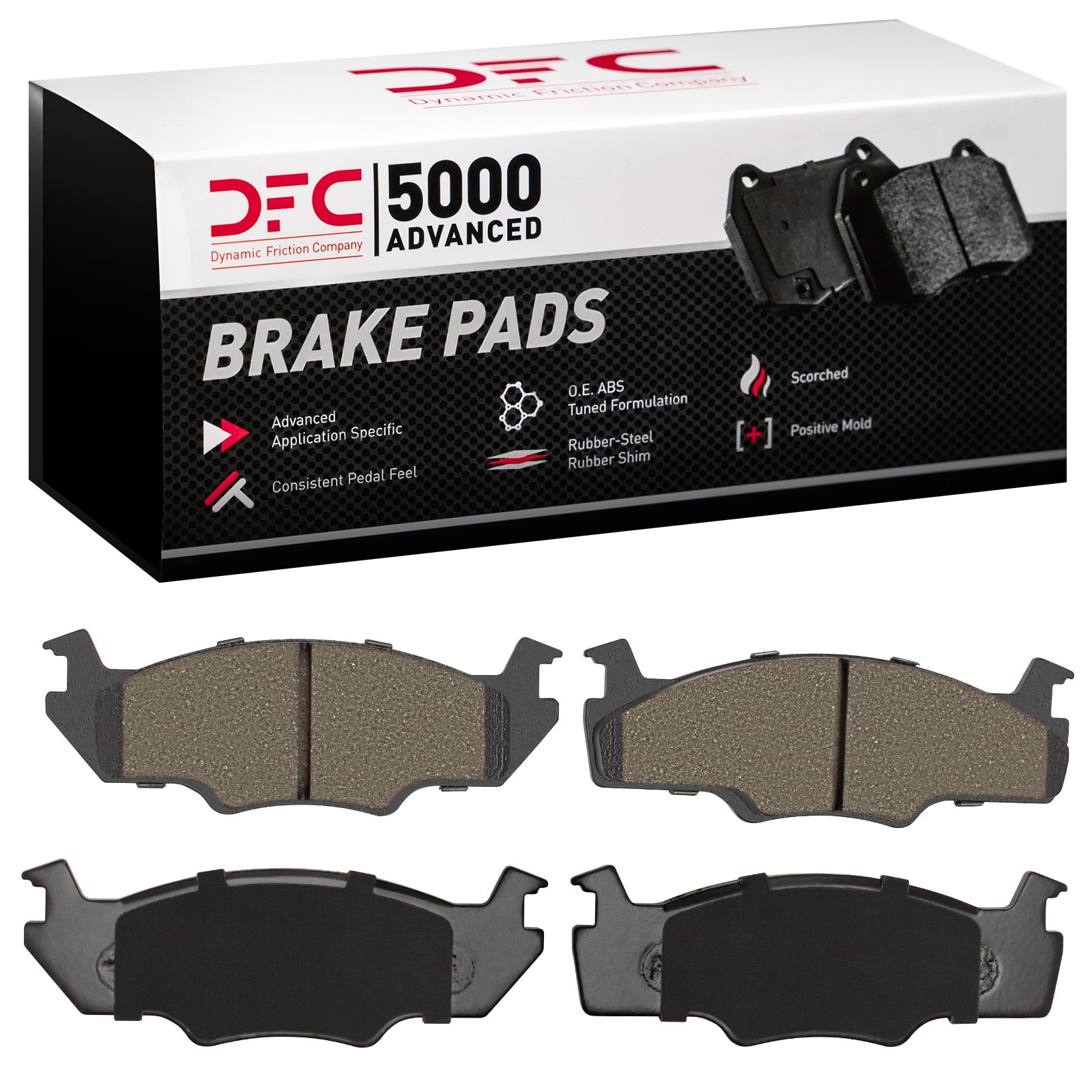 DYN 1551-0206-00 DFC 5000 Advanced Brake Pads - Semi Metallic - Image 3