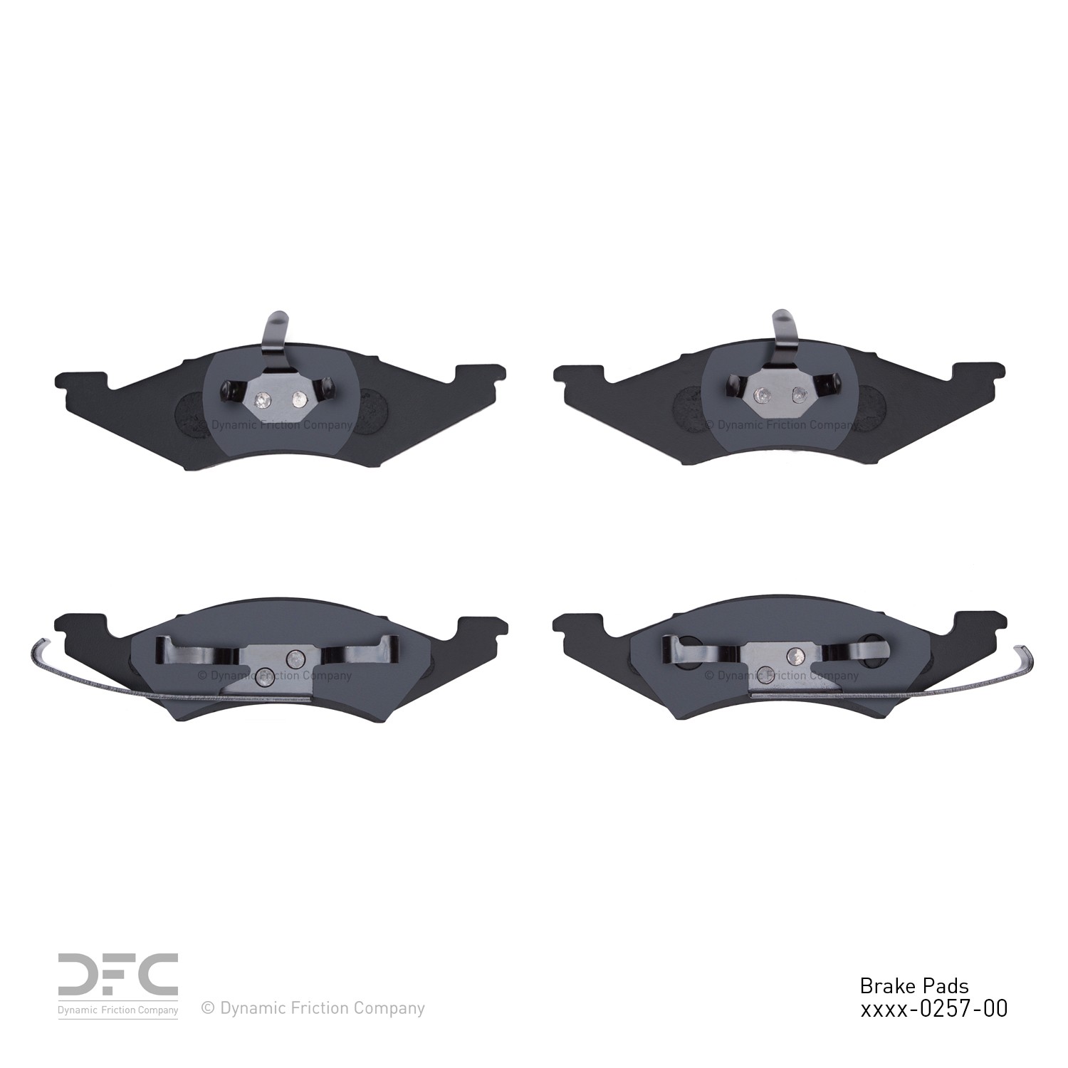 DYN 1551-0257-00 DFC 5000 Advanced Brake Pads - Semi Metallic