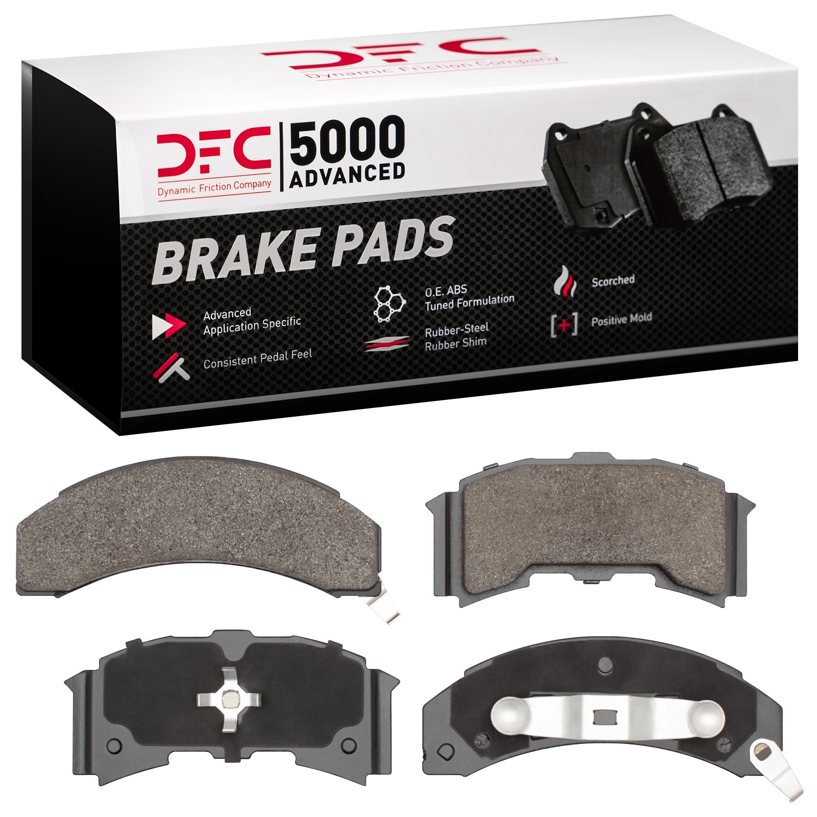 DYN 1551-0261-00 DFC 5000 Advanced Brake Pads - Semi Metallic - Image 2