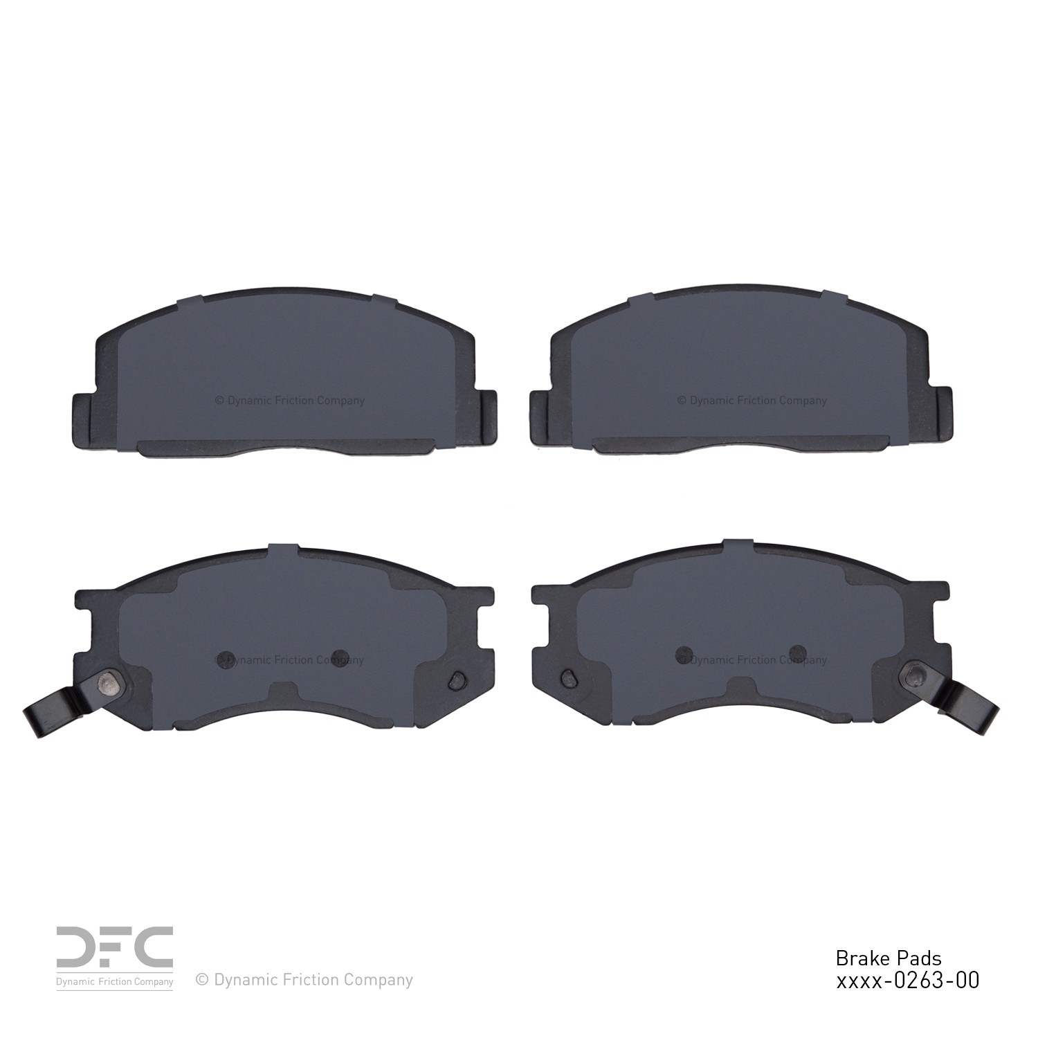 DYN 1551-0263-00 DFC 5000 Advanced Brake Pads - Ceramic