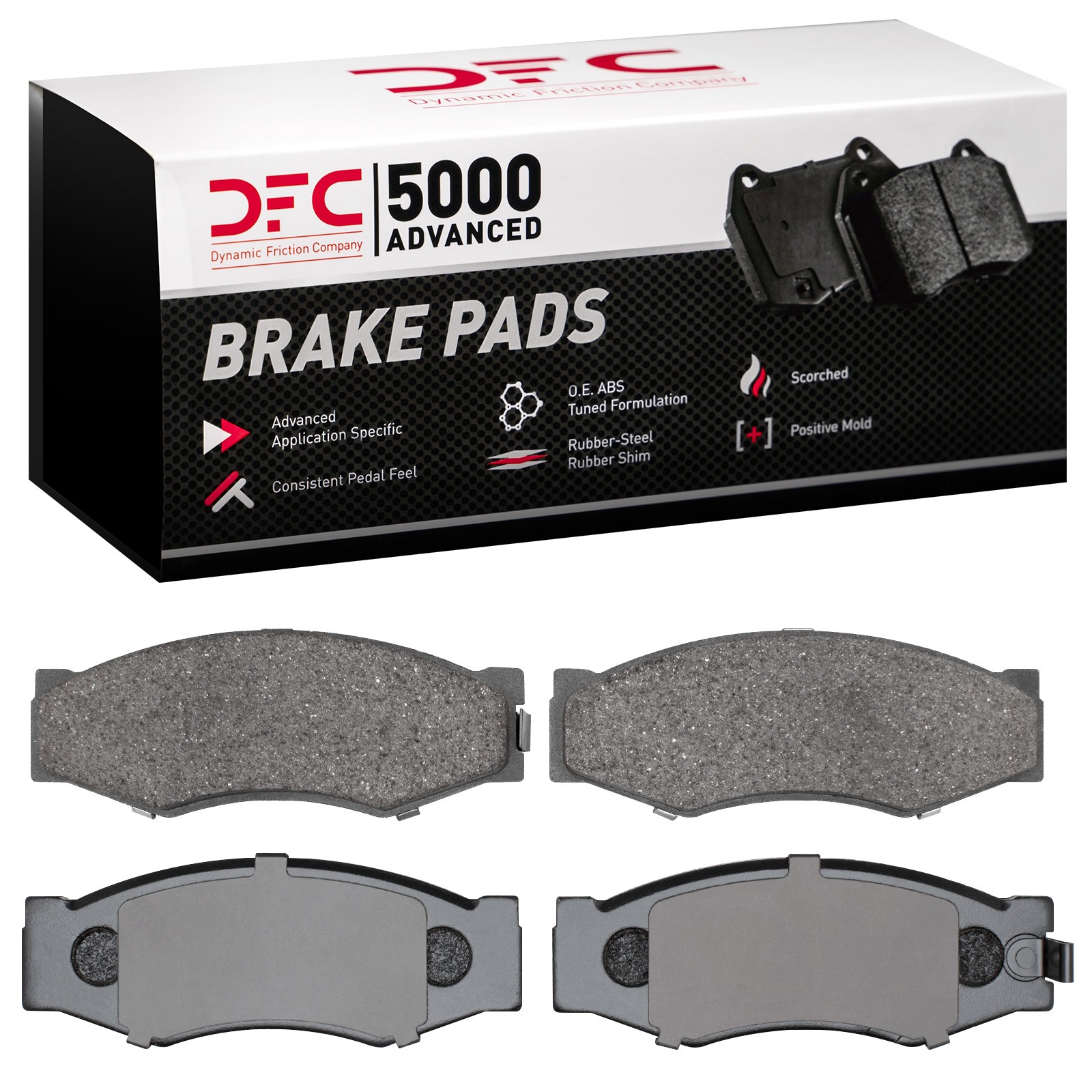 DYN 1551-0266-00 DFC 5000 Advanced Brake Pads - Ceramic - Image 3