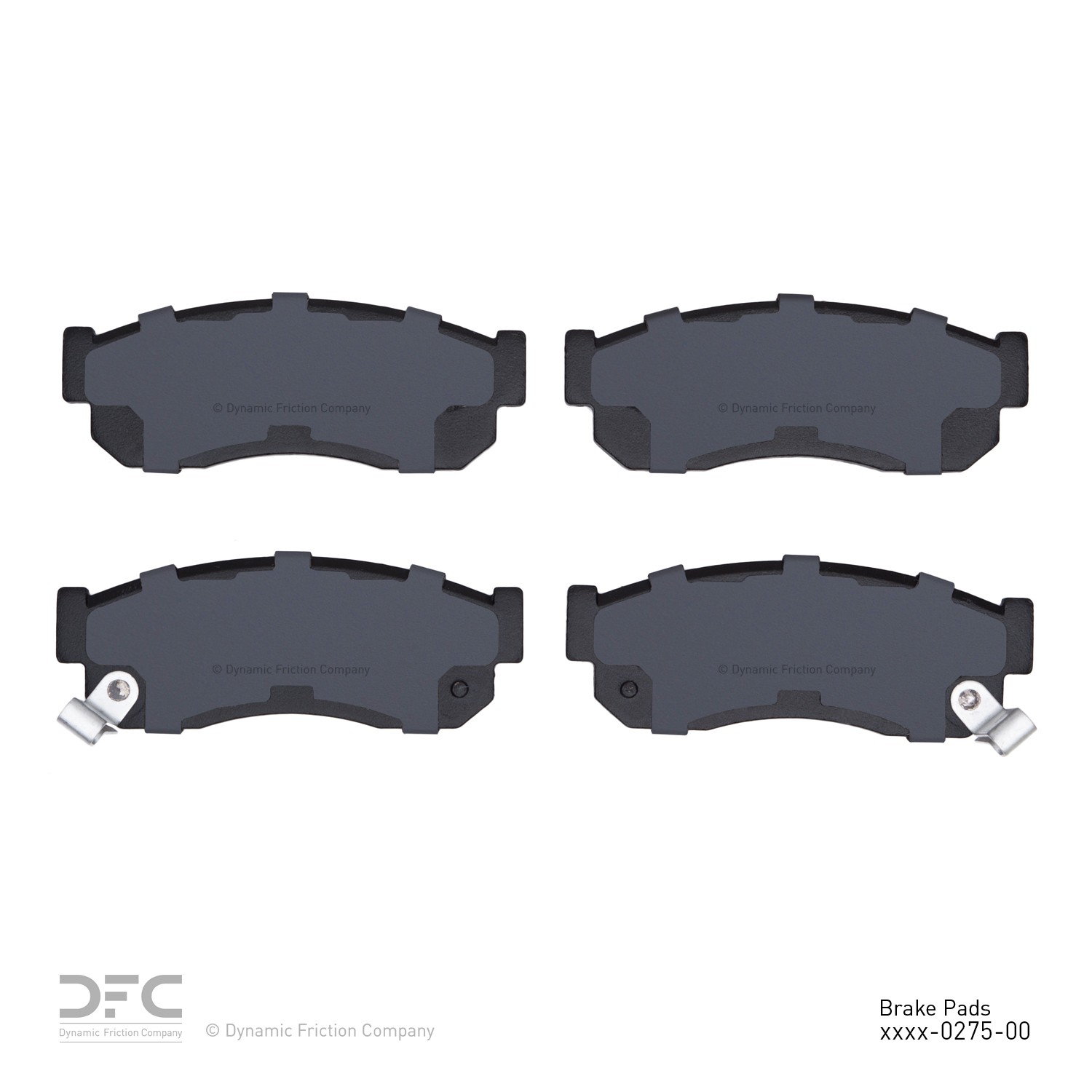 DYN 1551-0275-00 DFC 5000 Advanced Brake Pads - Semi Metallic