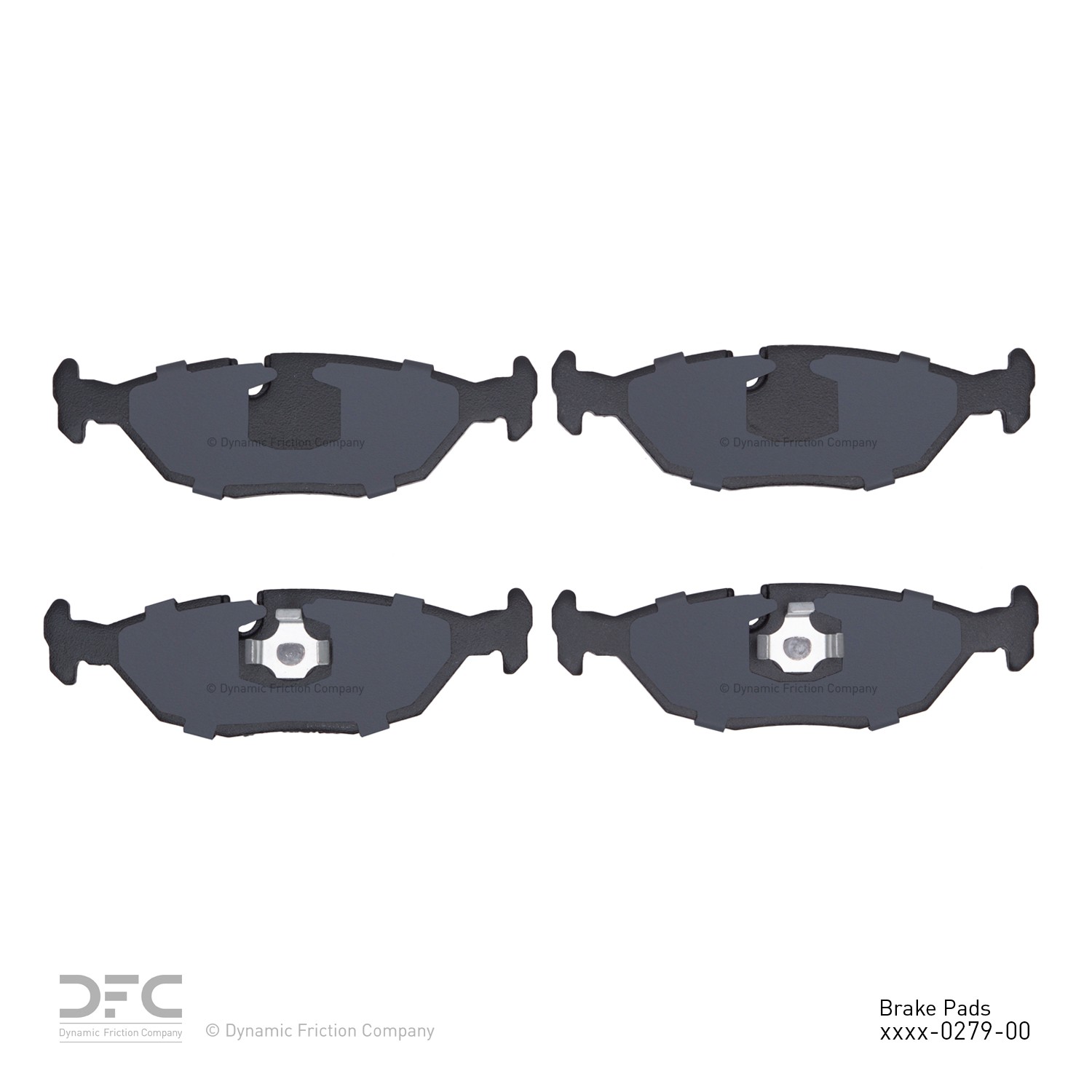 DYN-1551-0279-00 DFC 5000 Advanced Brake Pads - Low Metallic