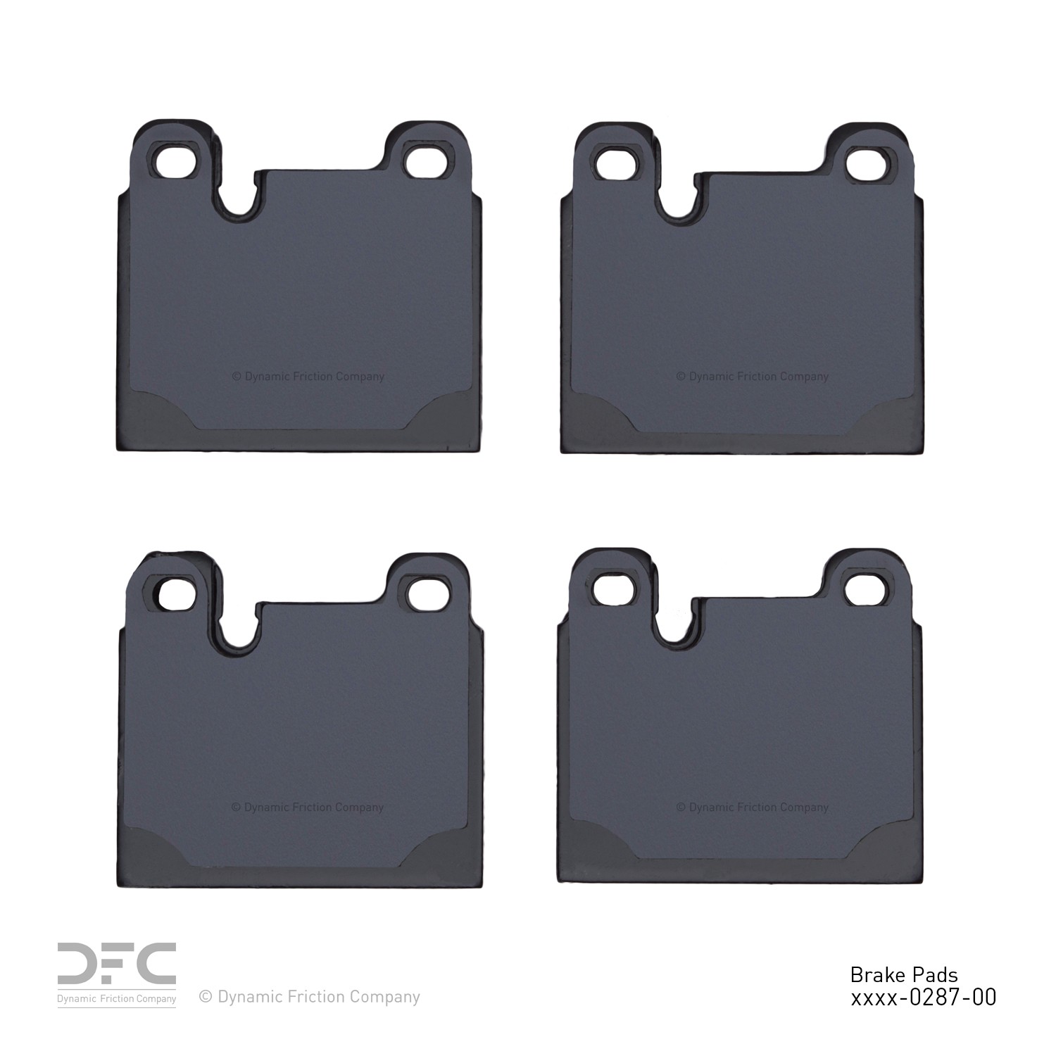 DYN 1551-0287-00 DFC 5000 Advanced Brake Pads - Low Metallic