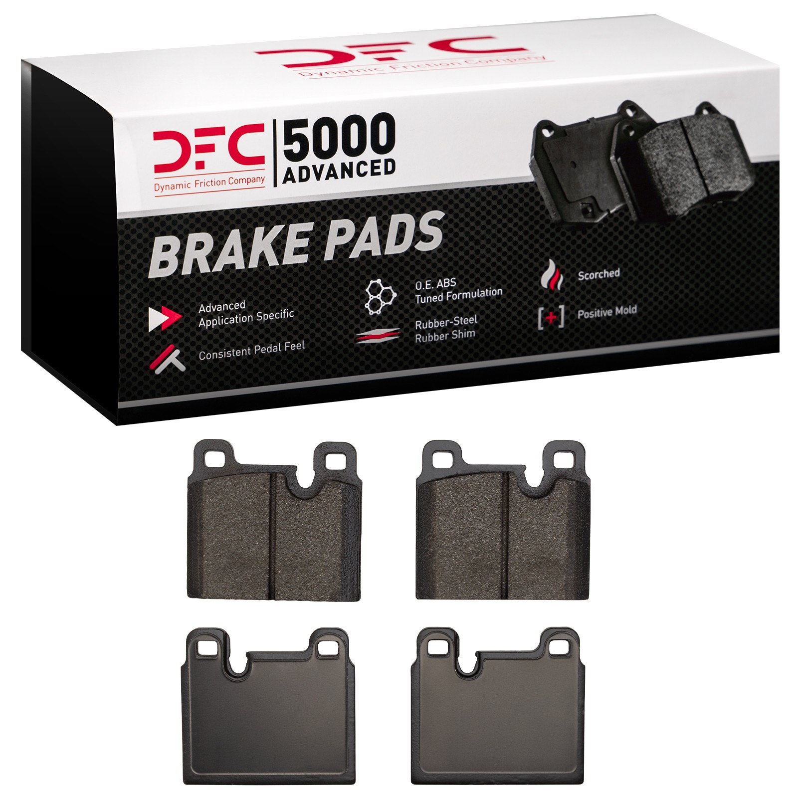 DYN 1551-0287-00 DFC 5000 Advanced Brake Pads - Low Metallic - Image 2