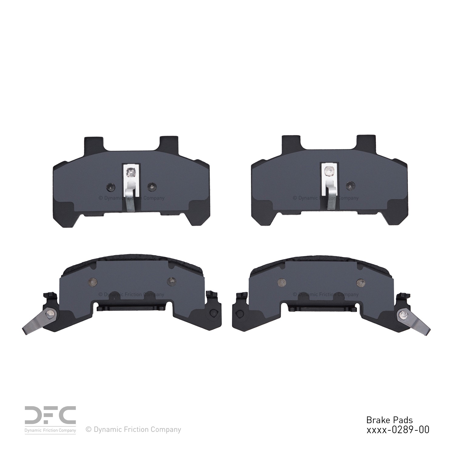 DYN 1551-0289-00 DFC 5000 Advanced Brake Pads - Semi Metallic