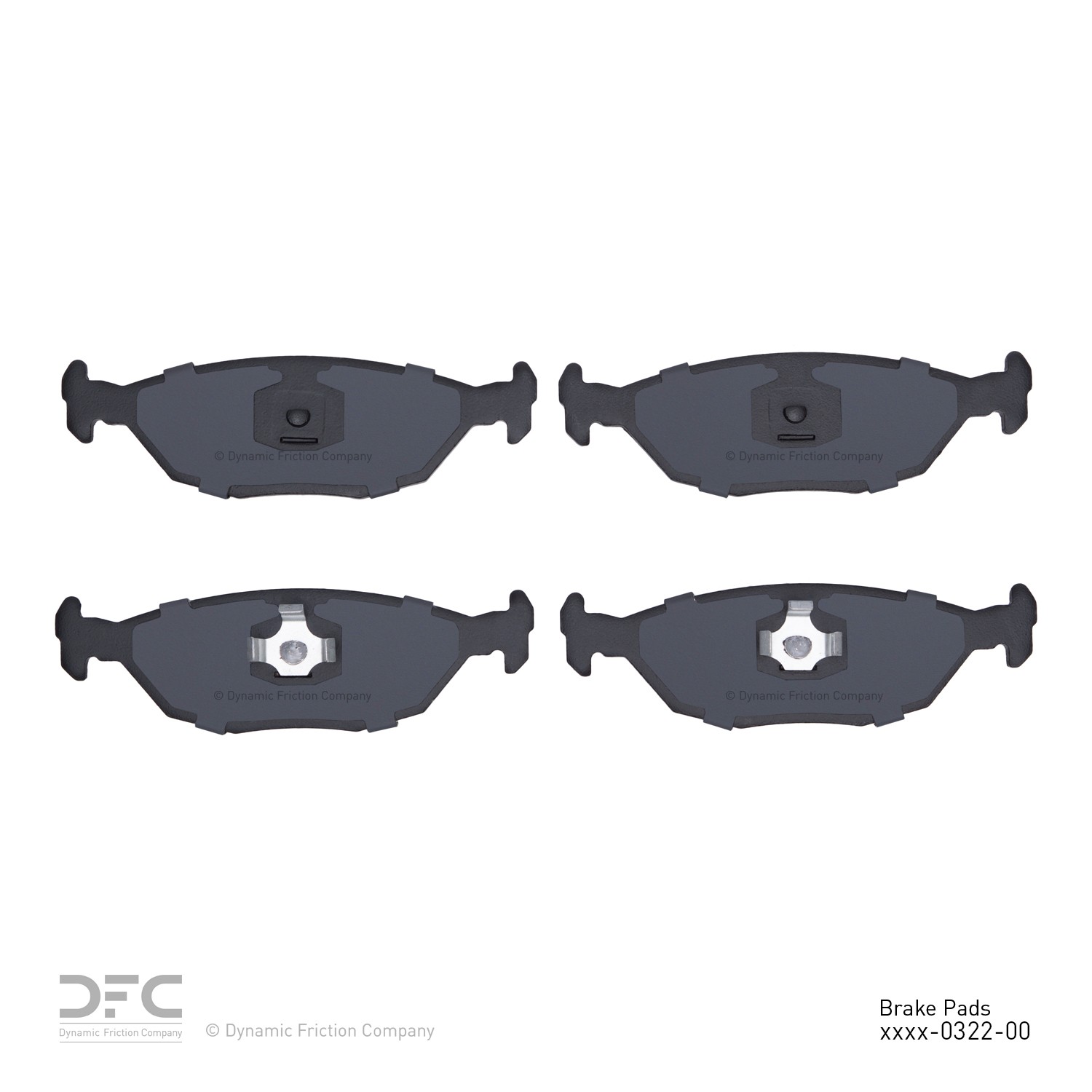 DYN 1551-0322-00 DFC 5000 Advanced Brake Pads - Low Metallic