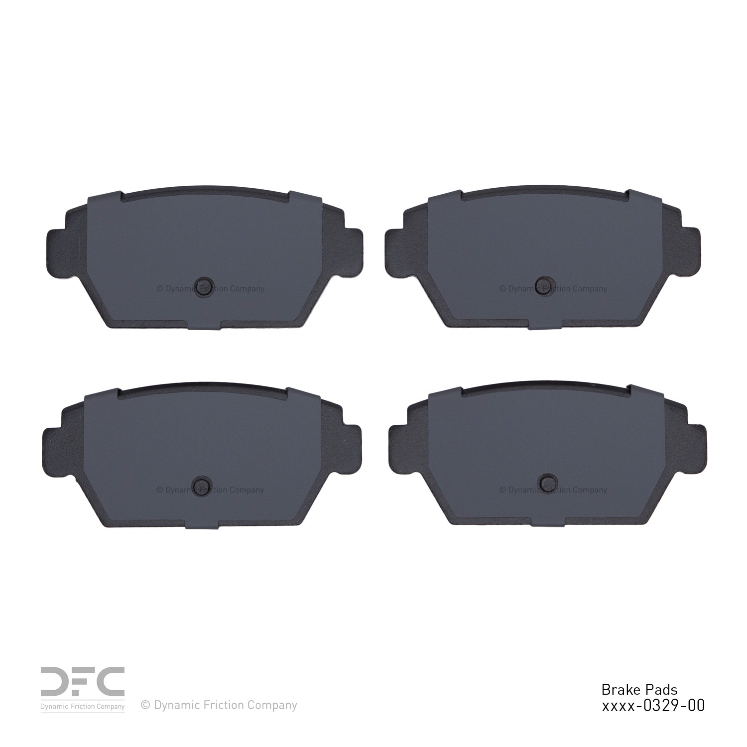 DYN 1551-0329-00 DFC 5000 Advanced Brake Pads - Ceramic