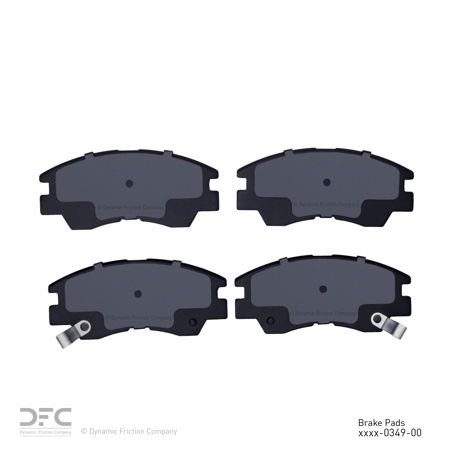 DYN 1551-0349-00 DFC 5000 Advanced Brake Pads - Ceramic