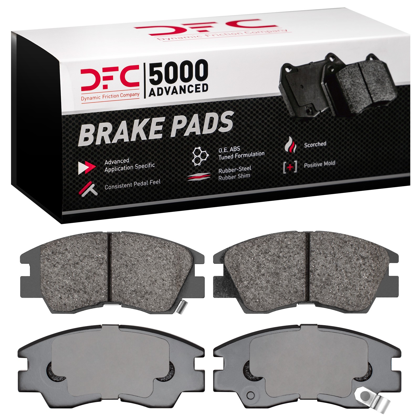 DYN 1551-0349-00 DFC 5000 Advanced Brake Pads - Ceramic - Image 2