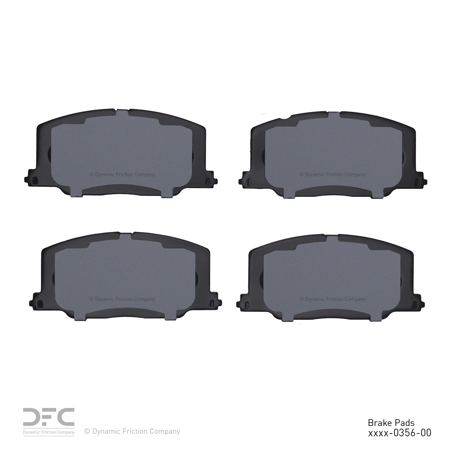 DYN 1551-0356-00 DFC 5000 Advanced Brake Pads - Ceramic