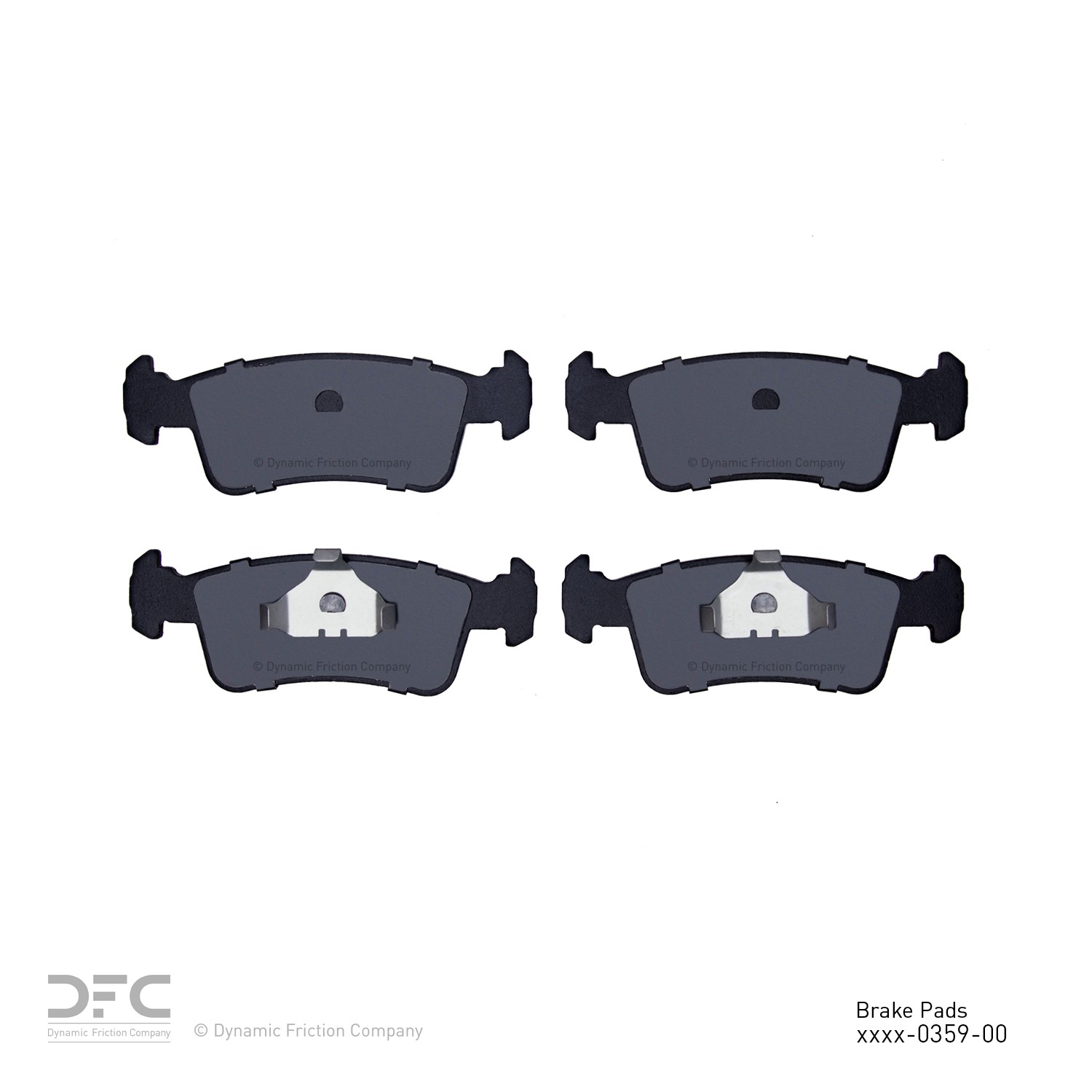 DYN 1551-0359-00 DFC 5000 Advanced Brake Pads - Semi Metallic