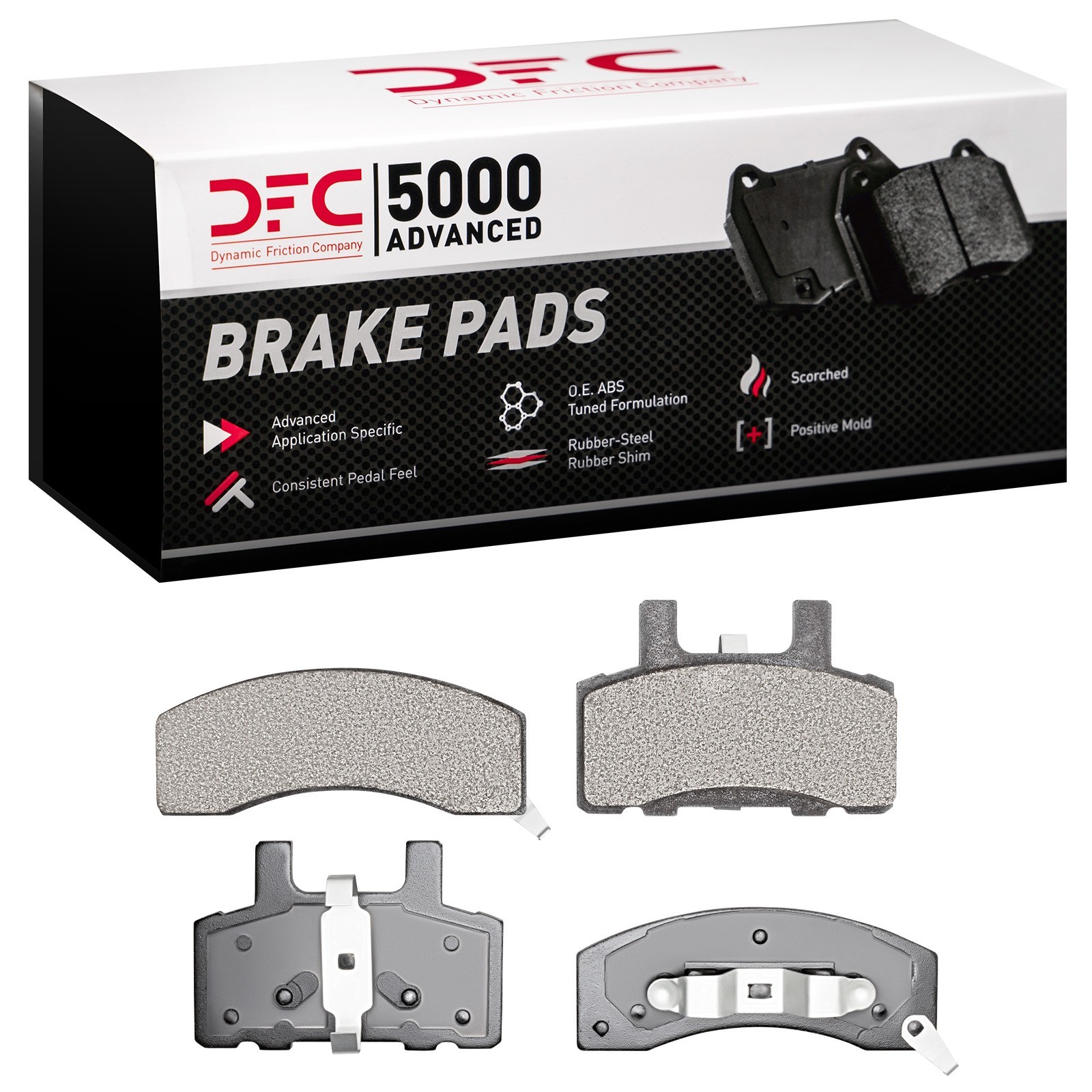 DYN 1551-0370-00 DFC 5000 Advanced Brake Pads - Semi Metallic - Image 2