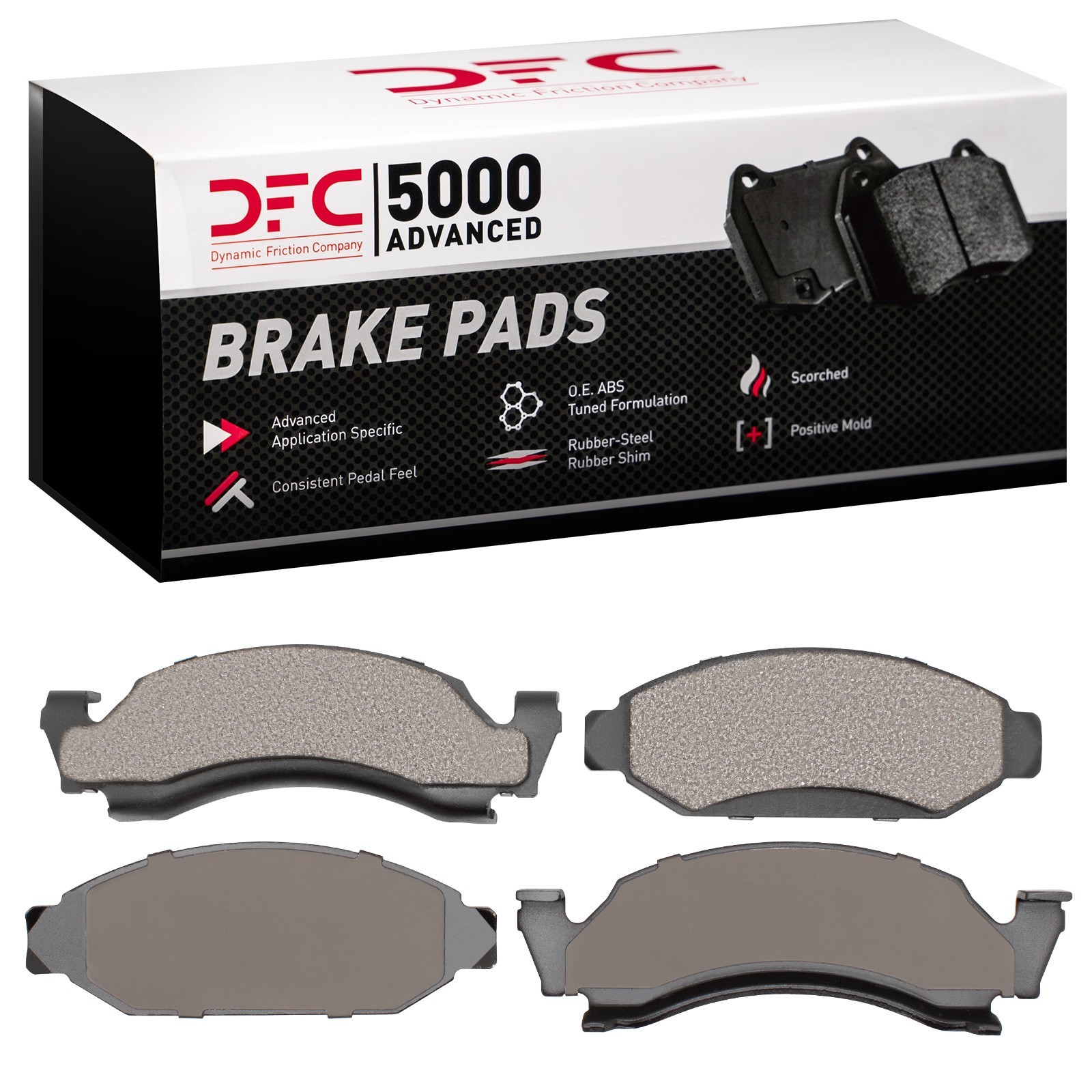 DYN 1551-0375-00 DFC 5000 Advanced Brake Pads - Semi Metallic - Image 2