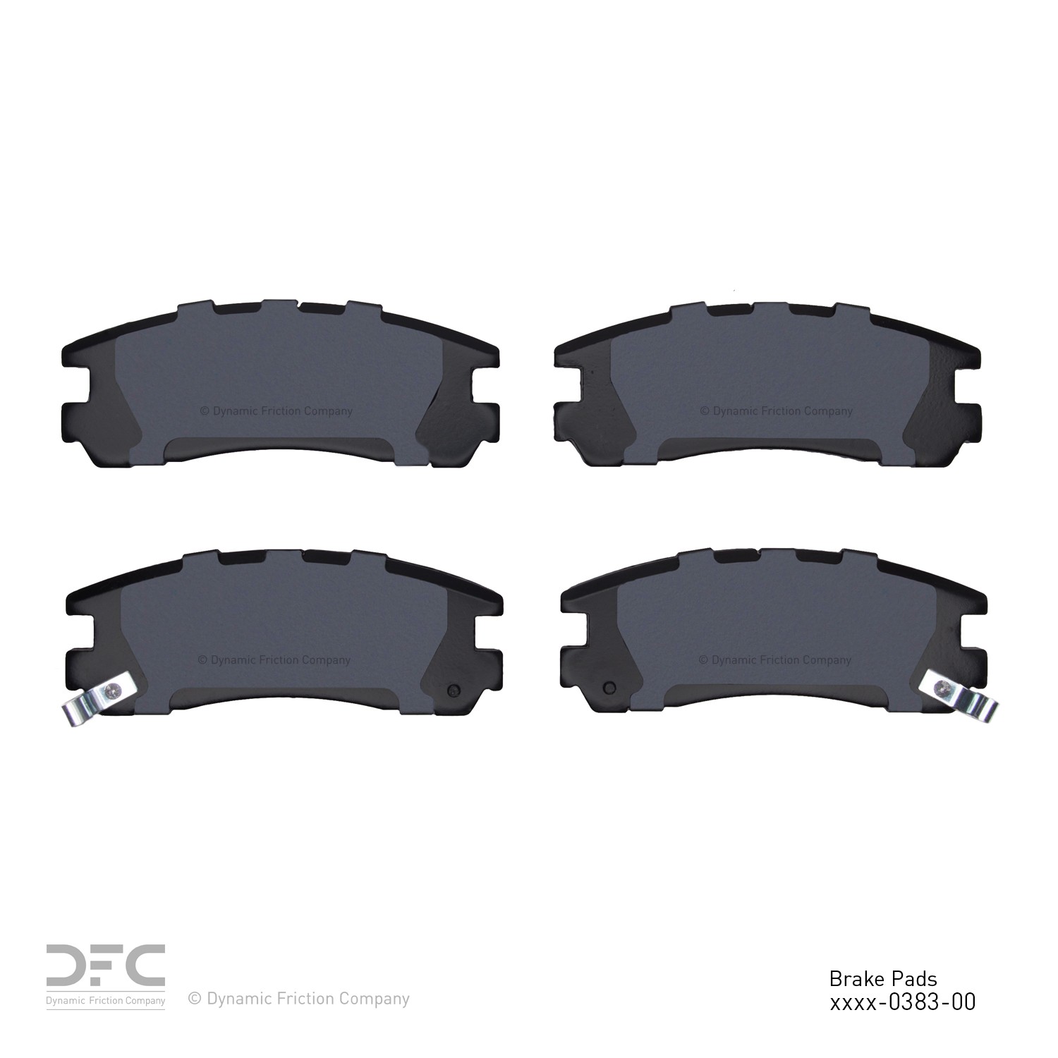 DYN-1551-0383-00 DFC 5000 Advanced Brake Pads - Ceramic