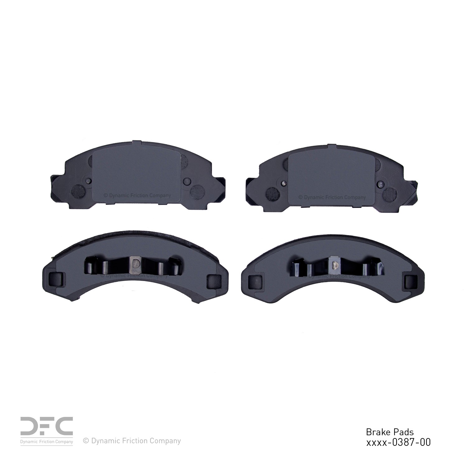 DYN-1551-0387-00 DFC 5000 Advanced Brake Pads - Semi Metallic