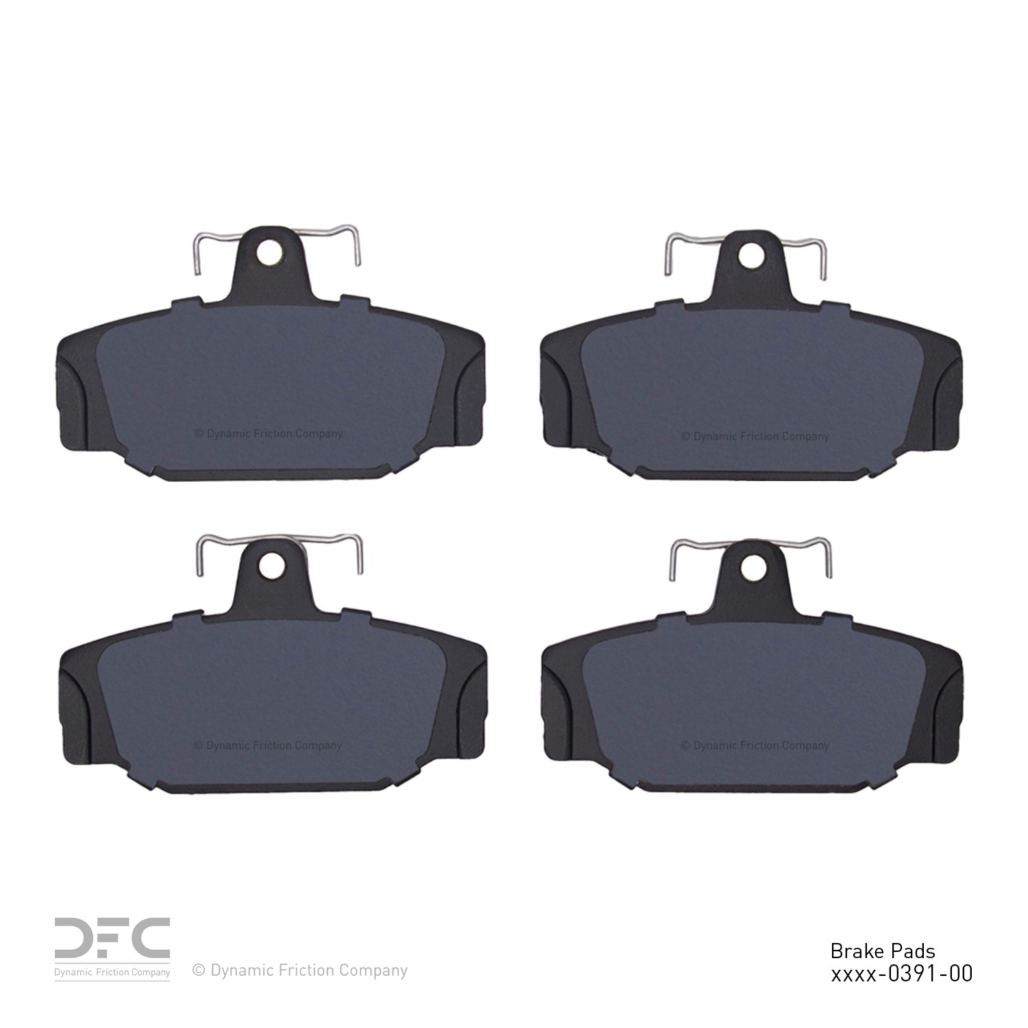 DYN 1551-0391-00 DFC 5000 Advanced Brake Pads - Low Metallic