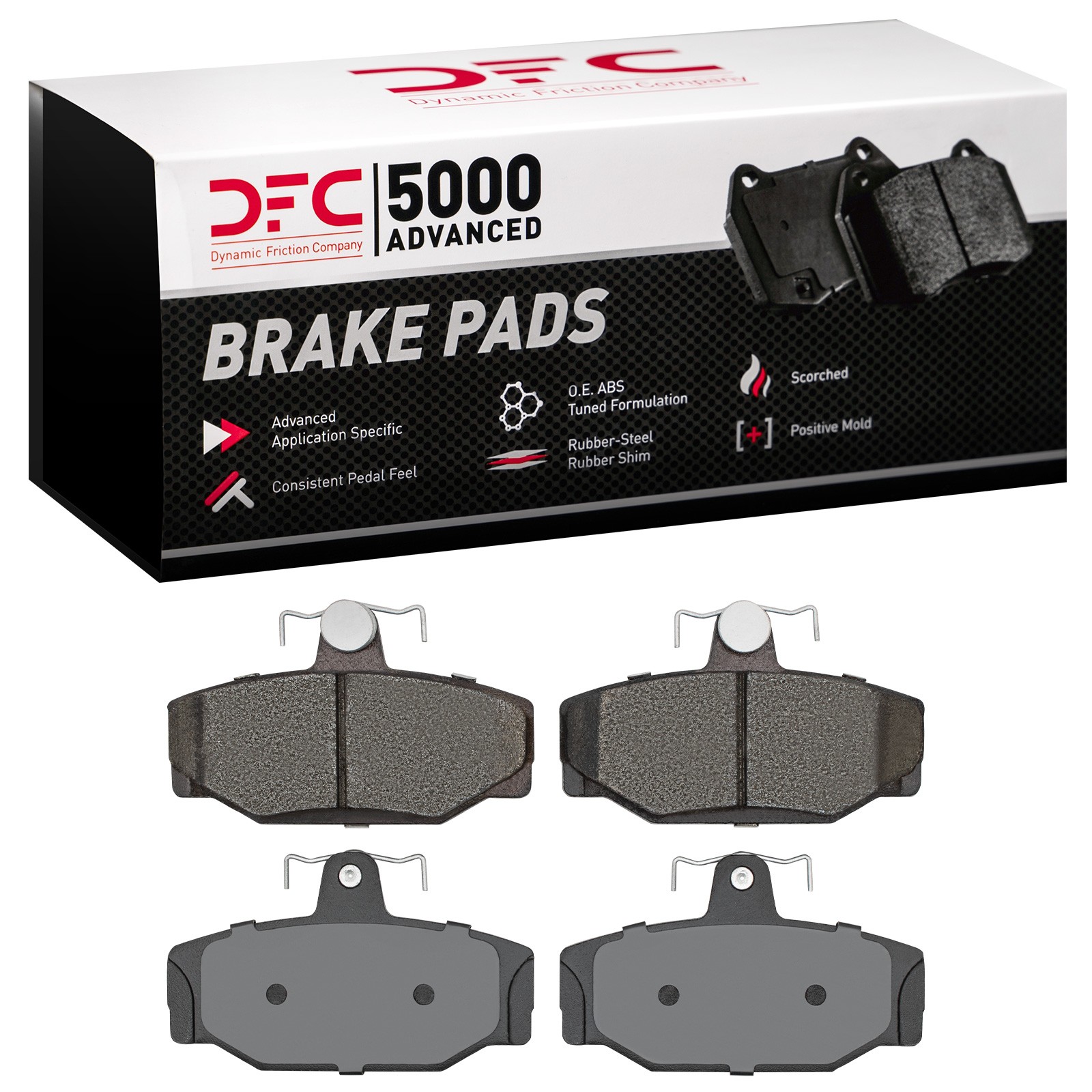 DYN 1551-0391-00 DFC 5000 Advanced Brake Pads - Low Metallic - Image 2