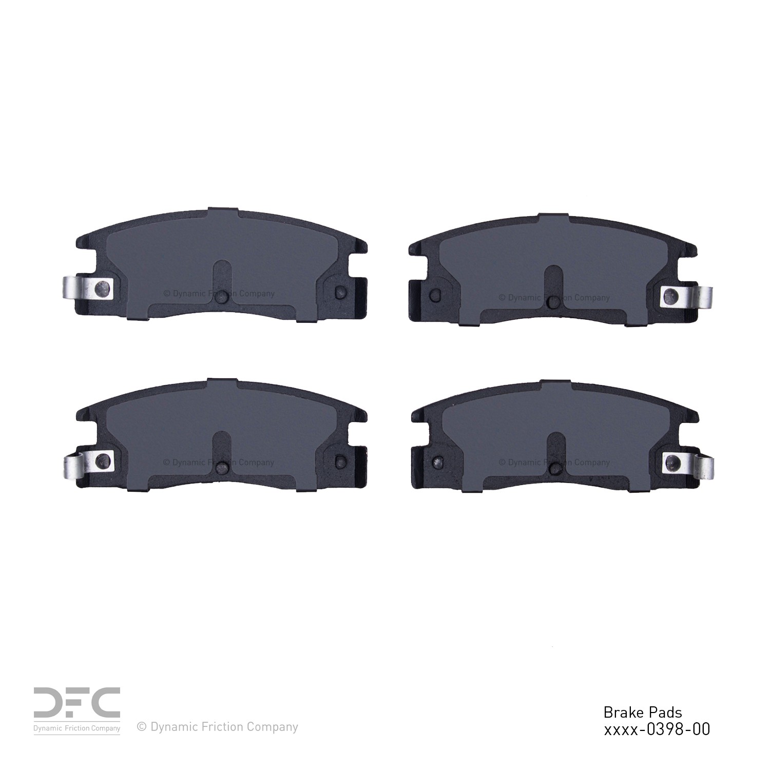 DYN 1551-0398-00 DFC 5000 Advanced Brake Pads - Ceramic