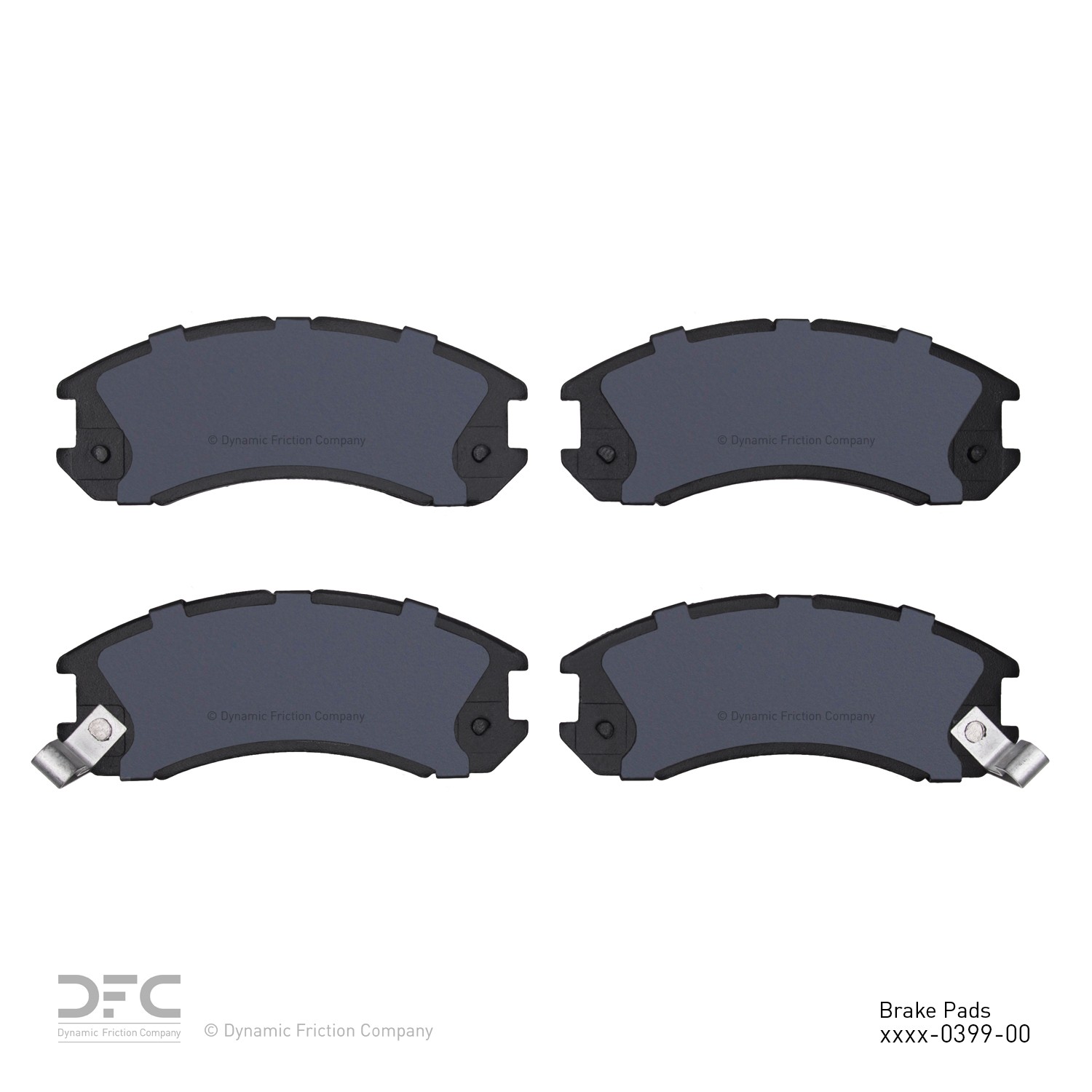 DYN 1551-0399-00 DFC 5000 Advanced Brake Pads - Ceramic