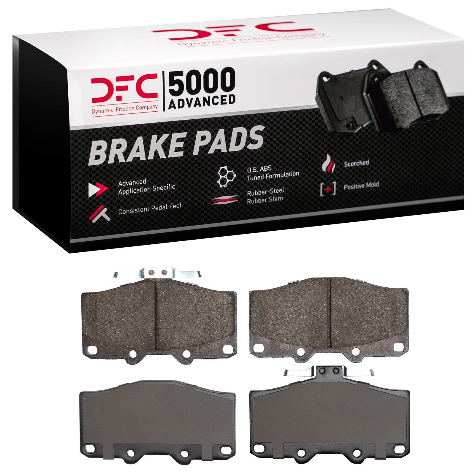 DYN-1551-0410-00 DFC 5000 Advanced Brake Pads - Ceramic - Image 2