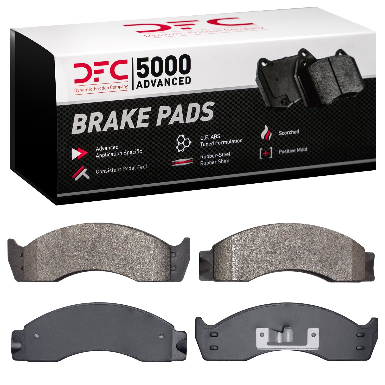 DYN 1551-0411-00 DFC 5000 Advanced Brake Pads - Semi Metallic - Image 2