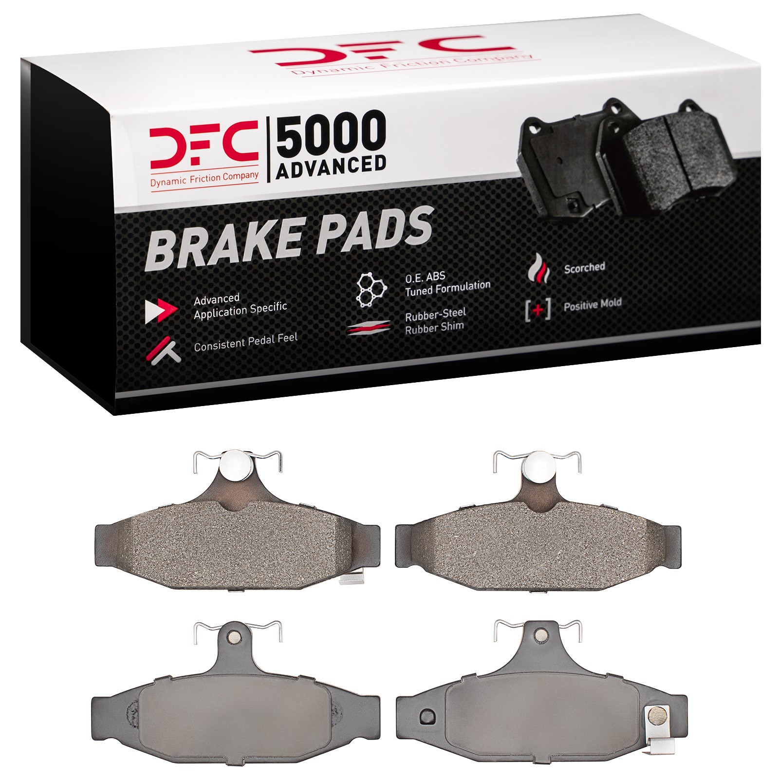 DYN 1551-0413-00 DFC 5000 Advanced Brake Pads - Low Metallic - Image 2