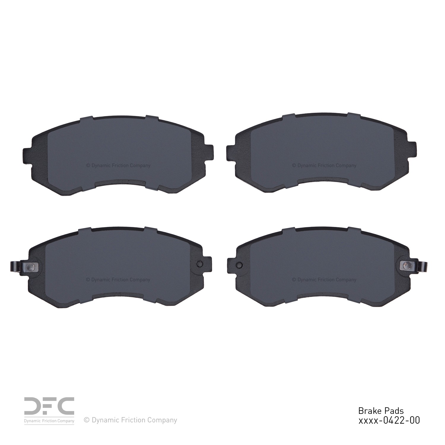 DYN 1551-0422-00 DFC 5000 Advanced Brake Pads - Semi Metallic