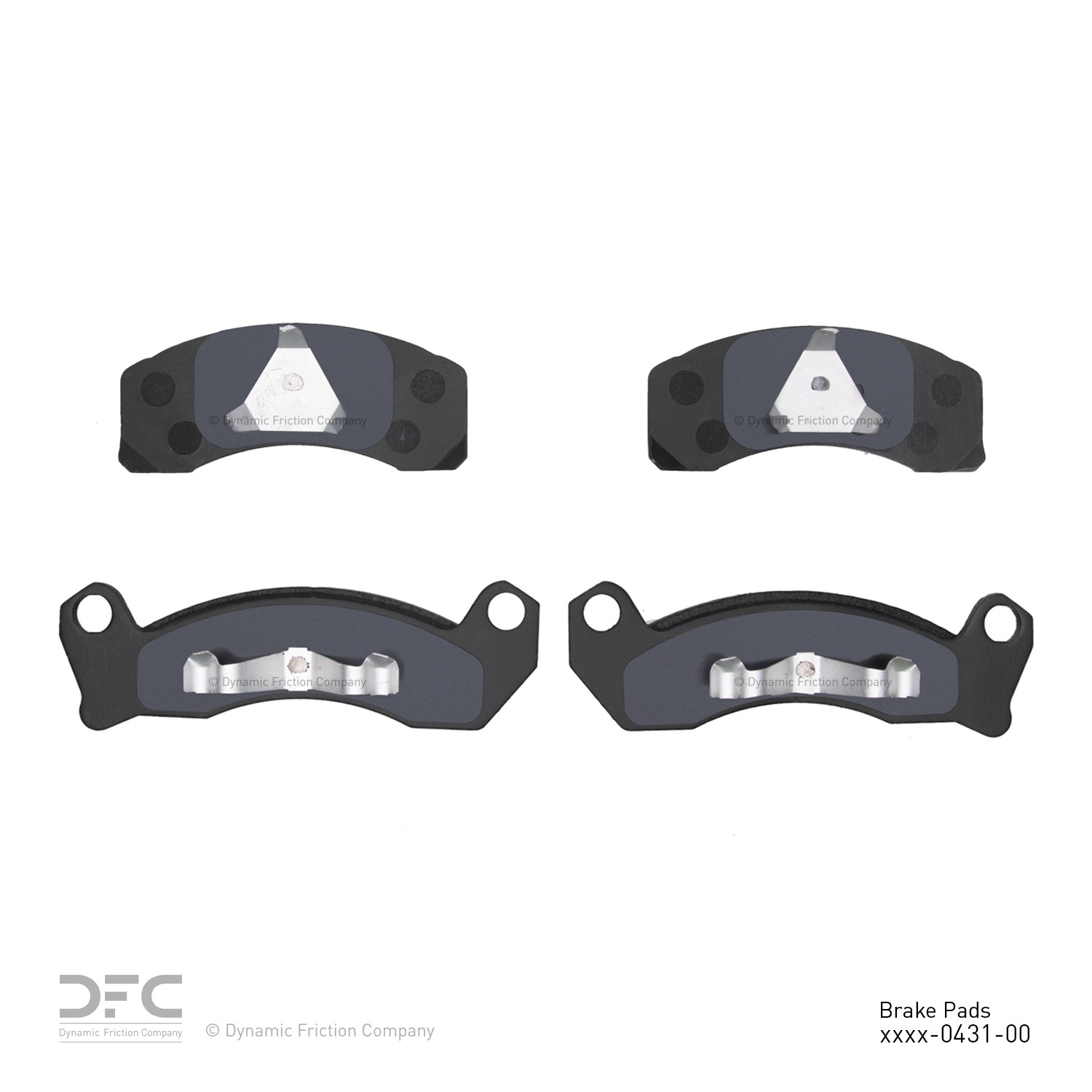 DYN-1551-0431-00 DFC 5000 Advanced Brake Pads - Semi Metallic