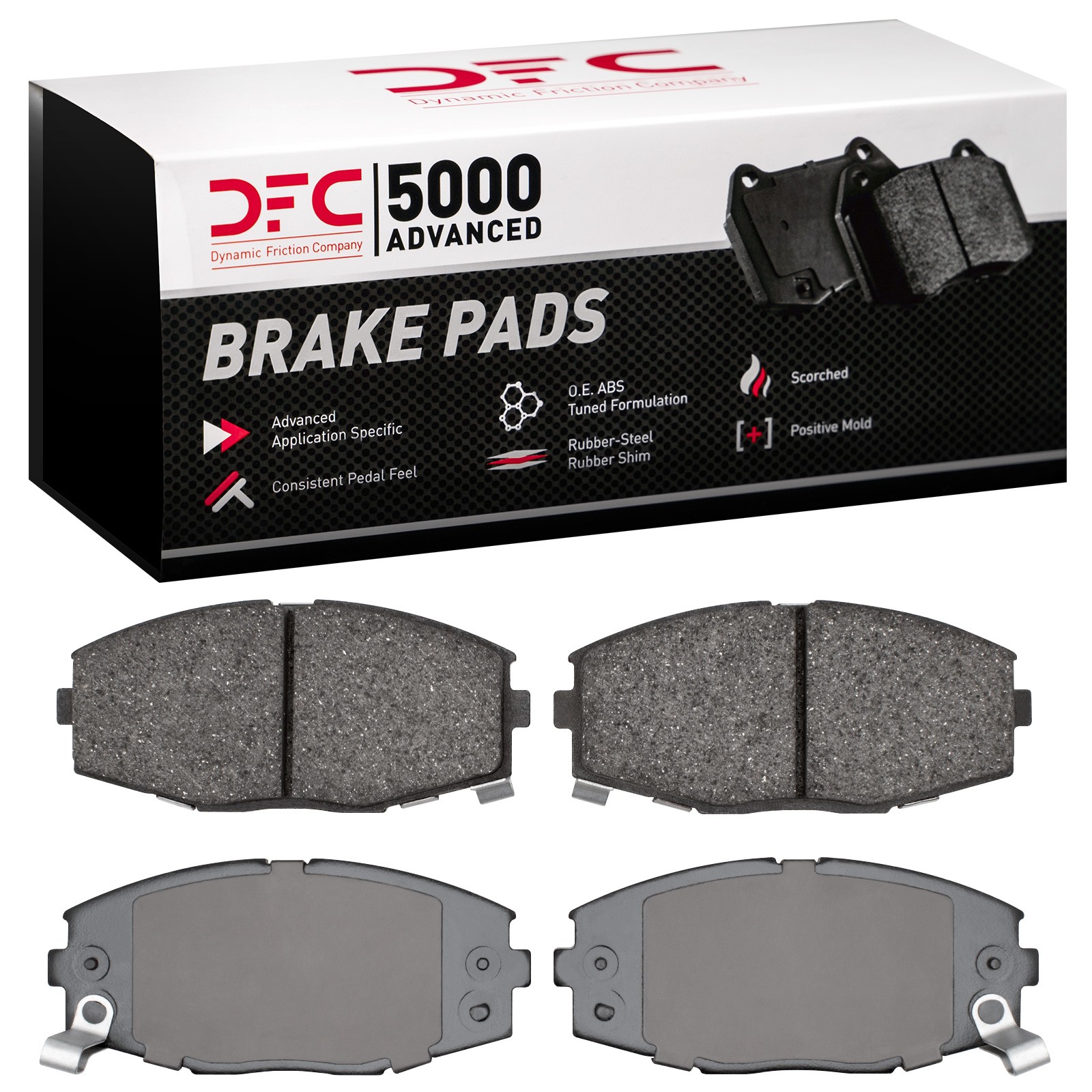 DYN 1551-0435-00 DFC 5000 Advanced Brake Pads - Ceramic - Image 2