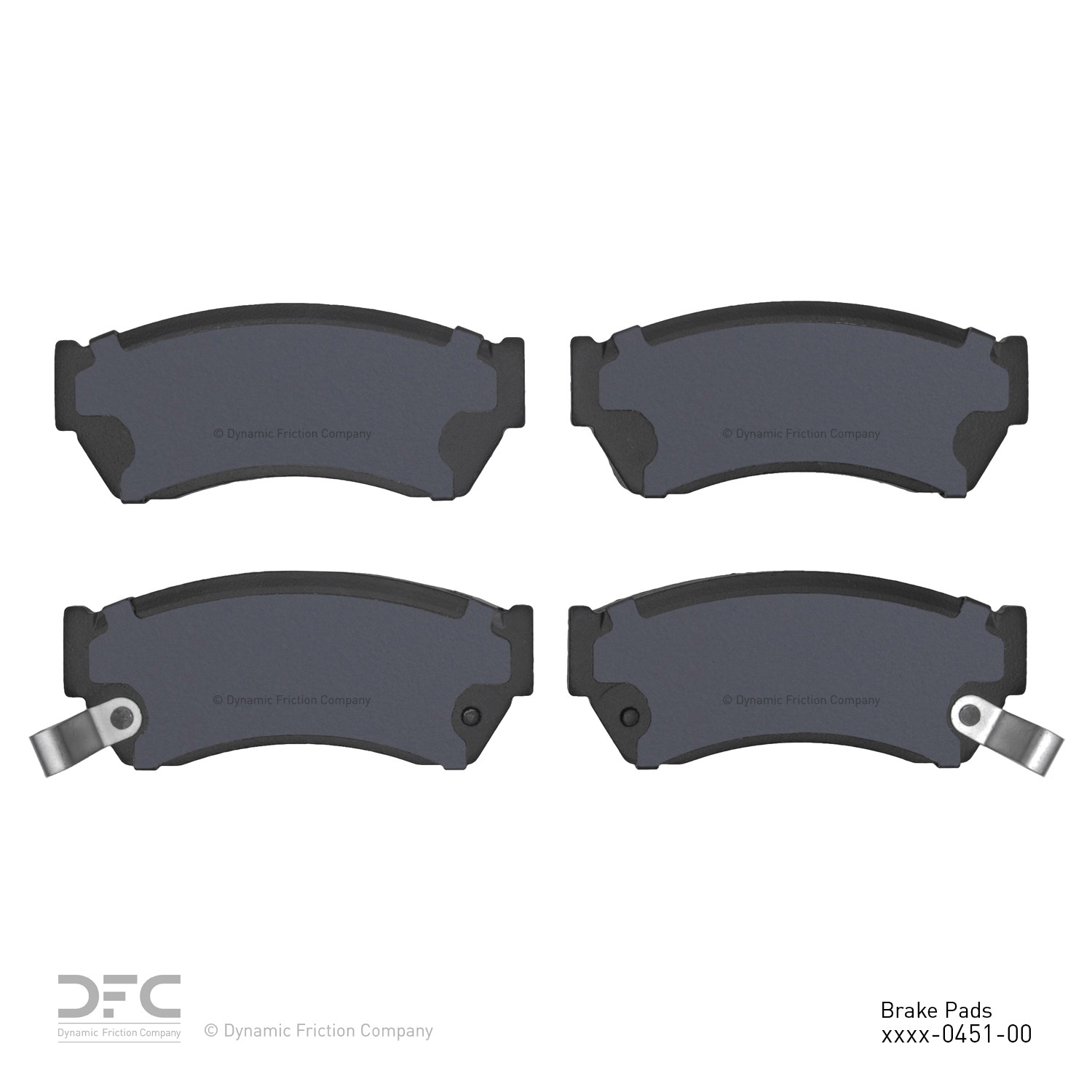 DYN 1551-0451-00 DFC 5000 Advanced Brake Pads - Semi Metallic