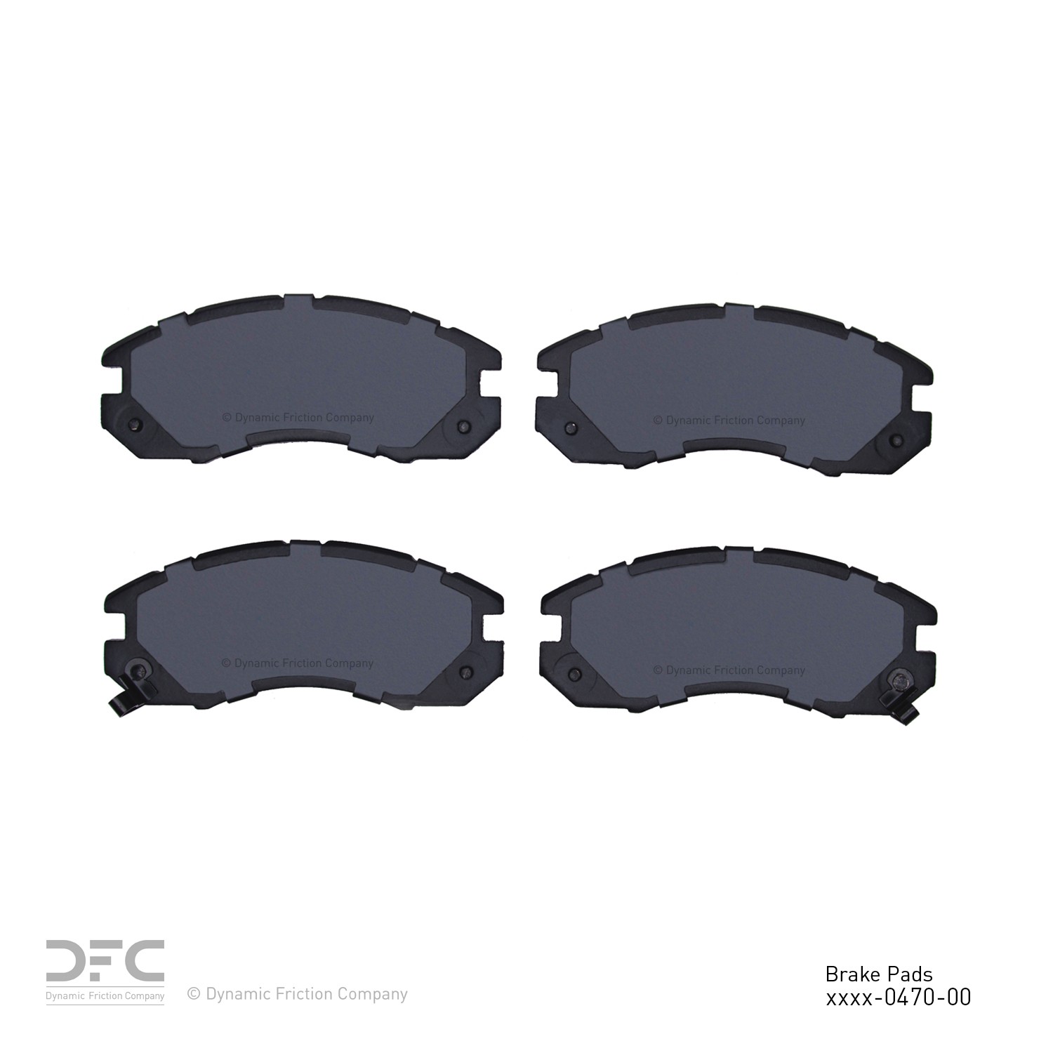 DYN 1551-0470-00 DFC 5000 Advanced Brake Pads - Ceramic