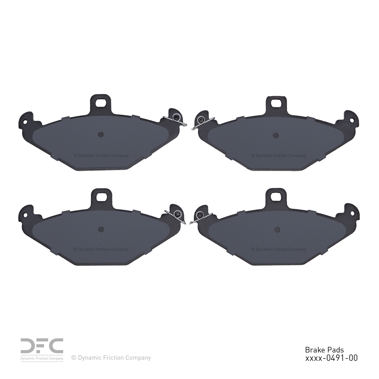 DYN 1551-0491-00 DFC 5000 Advanced Brake Pads - Semi Metallic