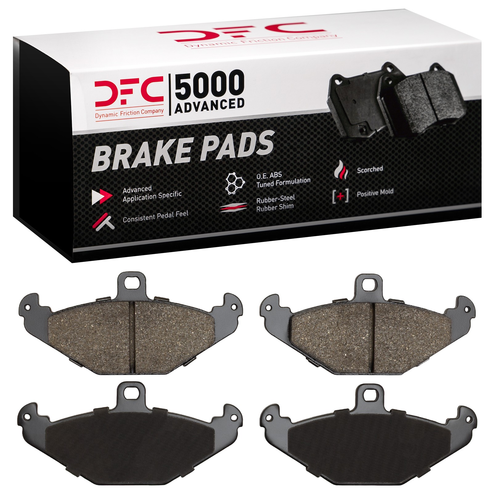 DYN 1551-0491-00 DFC 5000 Advanced Brake Pads - Semi Metallic - Image 2