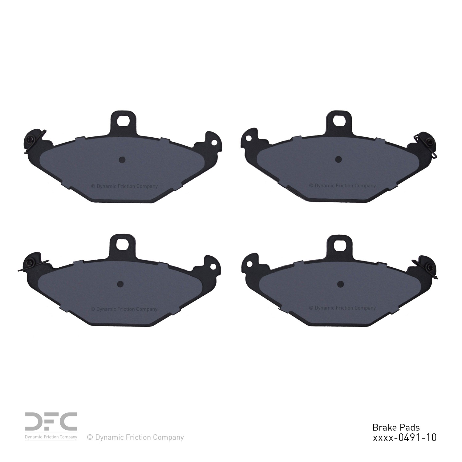 DYN 1551-0491-10 DFC 5000 Advanced Brake Pads - Low Metallic