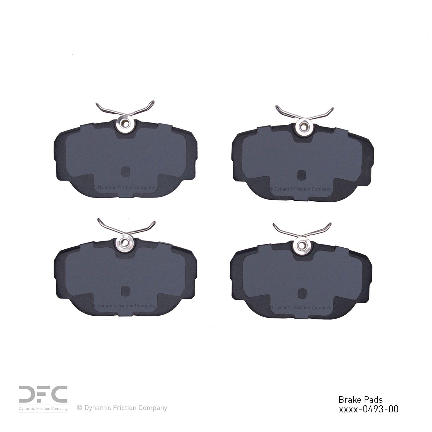 DYN 1551-0493-00 DFC 5000 Advanced Brake Pads - Low Metallic